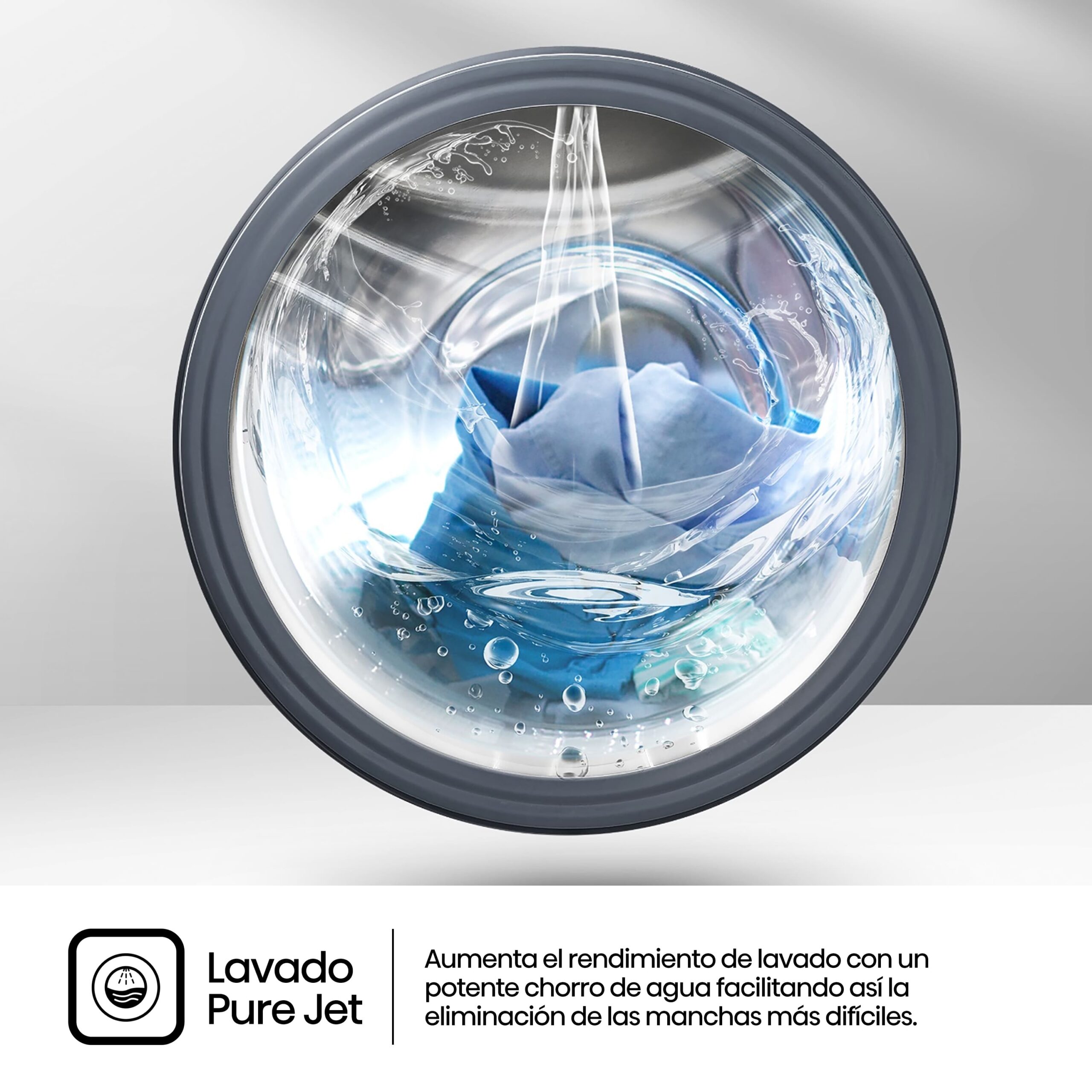 Hisense - WFQA1014EVJMW – Lavadora, Clase A, 10 Kg, 1400 rpm, Blanco