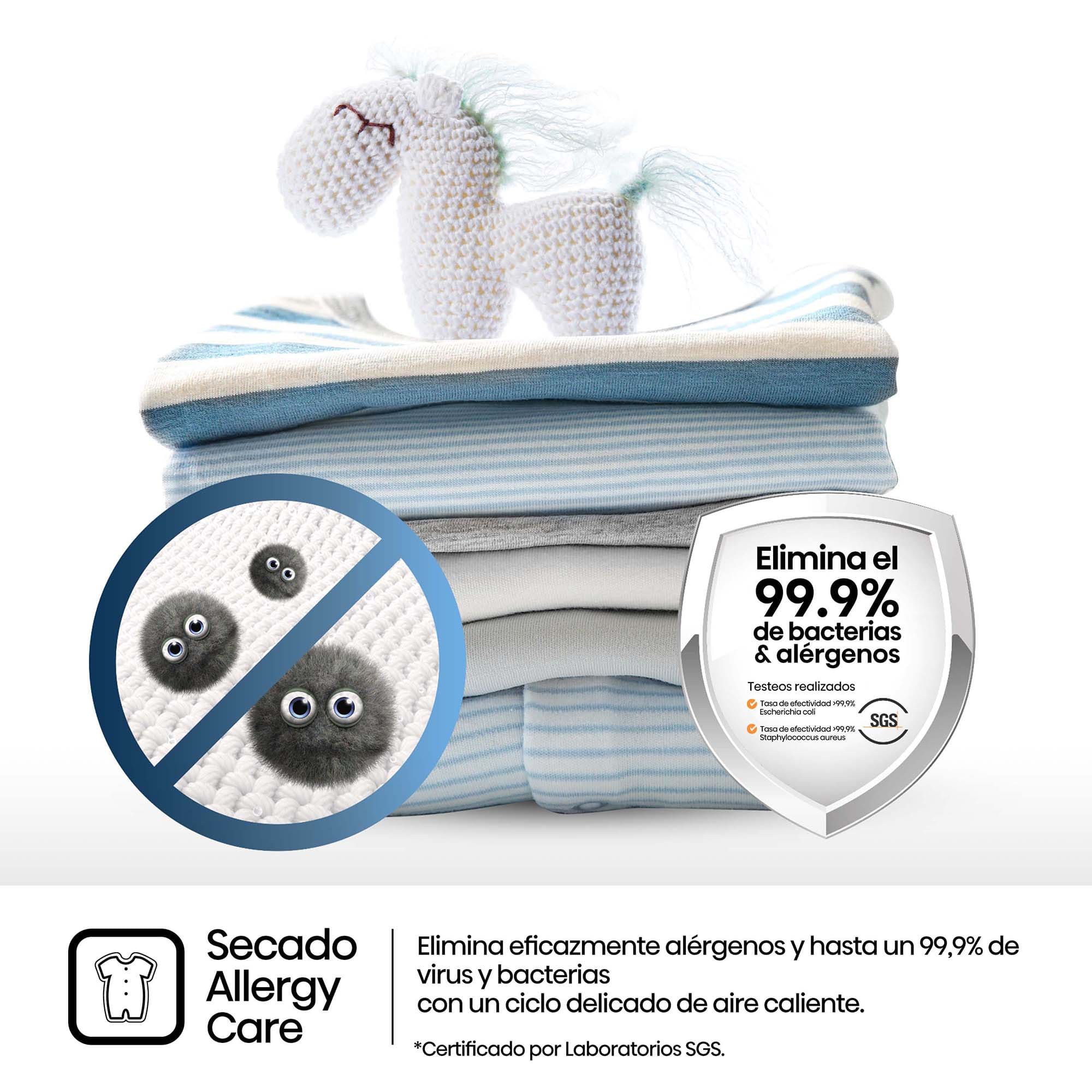 Hisense - DH5S102BW – Secadora,  Clase A+++, 10 Kg, Blanco