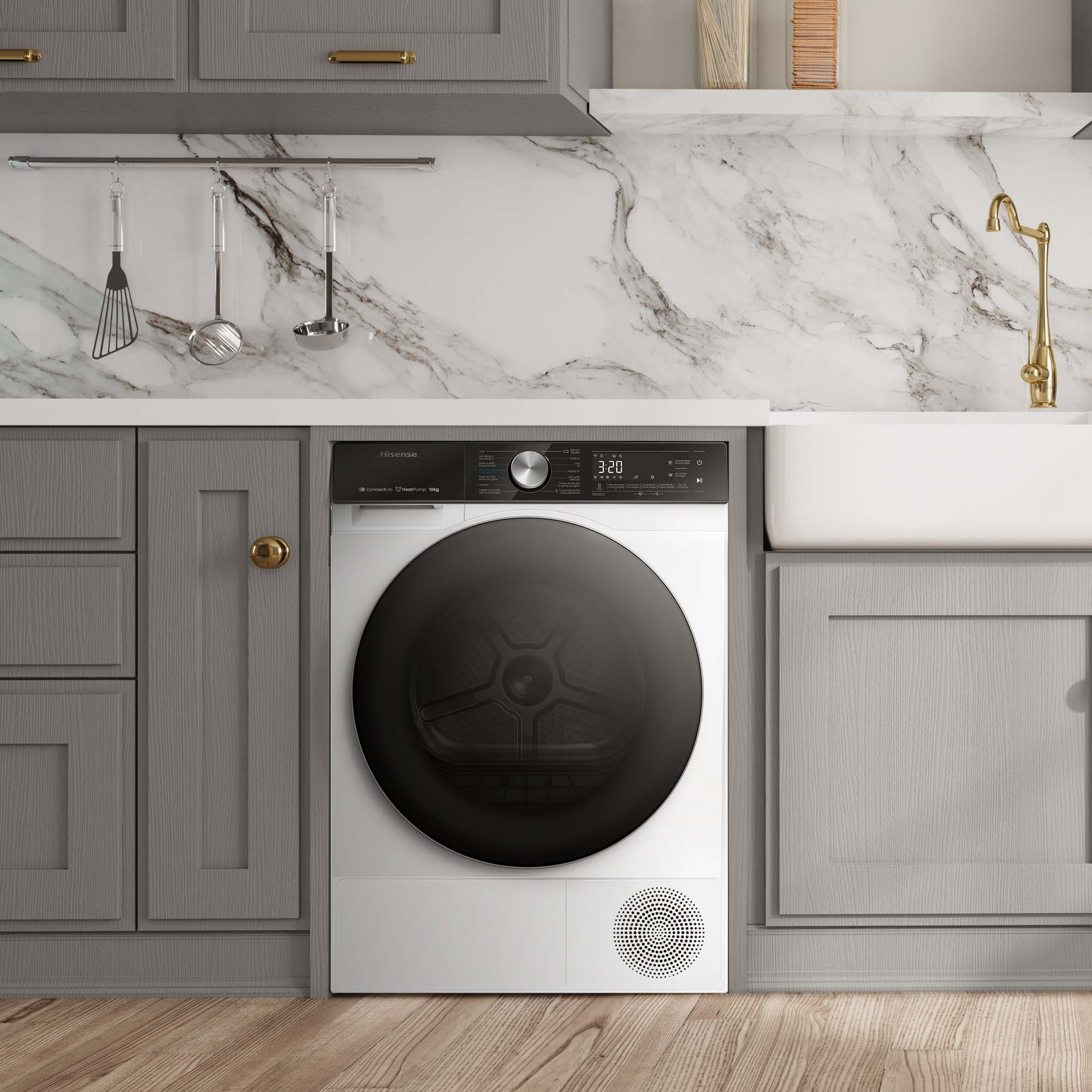 Hisense - DH5S102BW – Secadora,  Clase A+++, 10 Kg, Blanco