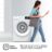 Lavadoras – Secadoras WDQE8014EVJM – Lavasecadora, Clase A, 8 kg/5 kg, 1400 rpm, Blanco