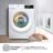 Lavadoras – Secadoras WDQE8014EVJM – Lavasecadora, Clase A, 8 kg/5 kg, 1400 rpm, Blanco