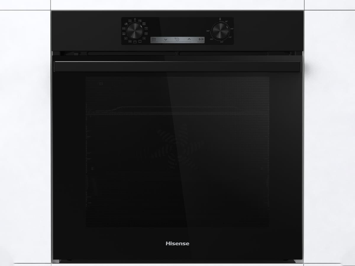 Hisense - BI64213E1PB – Horno Pirolítico, Clase A+, 77L, Negro
