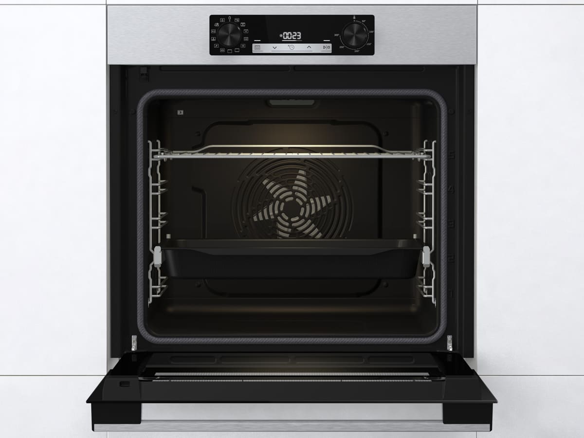 Hisense - BI642131EPX – Horno Pirolítico, Clase A+, 77L, Inox
