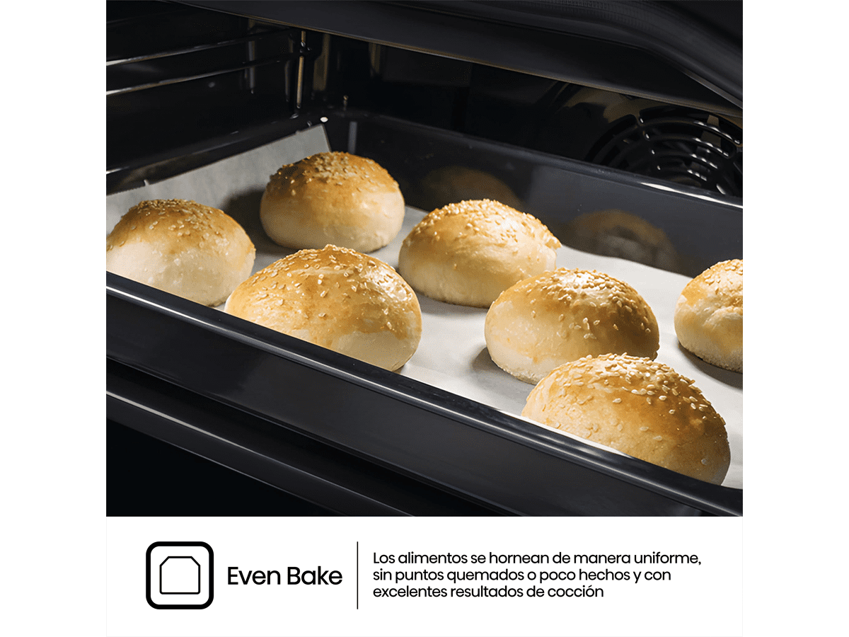 Hisense - BI64213E14PX – Horno Pirolítico, Clase A+, 77L, Inox
