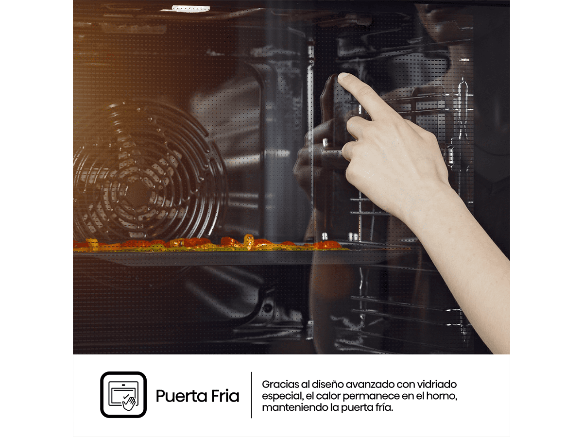 Hisense - BI64213E14PX – Horno Pirolítico, Clase A+, 77L, Inox