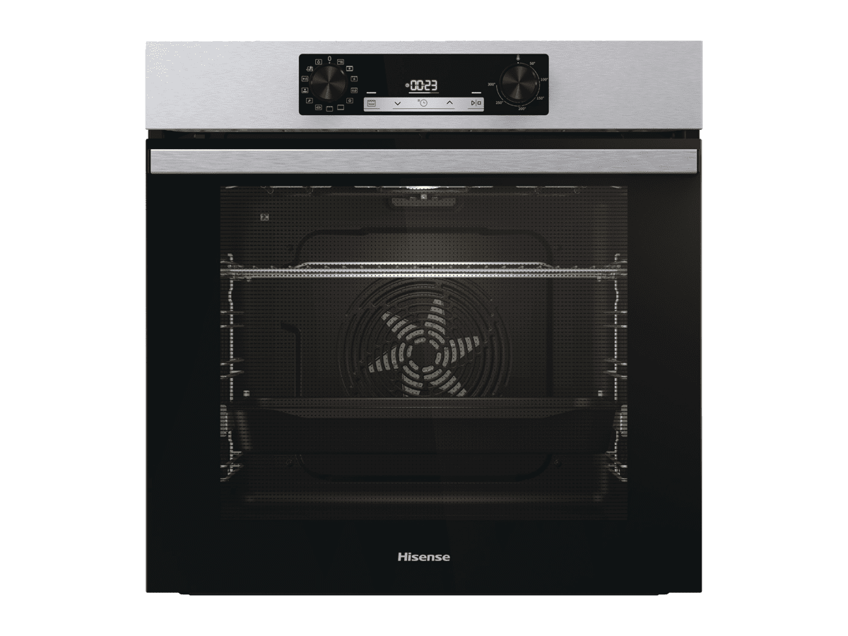 Hisense - BI64213E14PX – Horno Pirolítico, Clase A+, 77L, Inox, , 