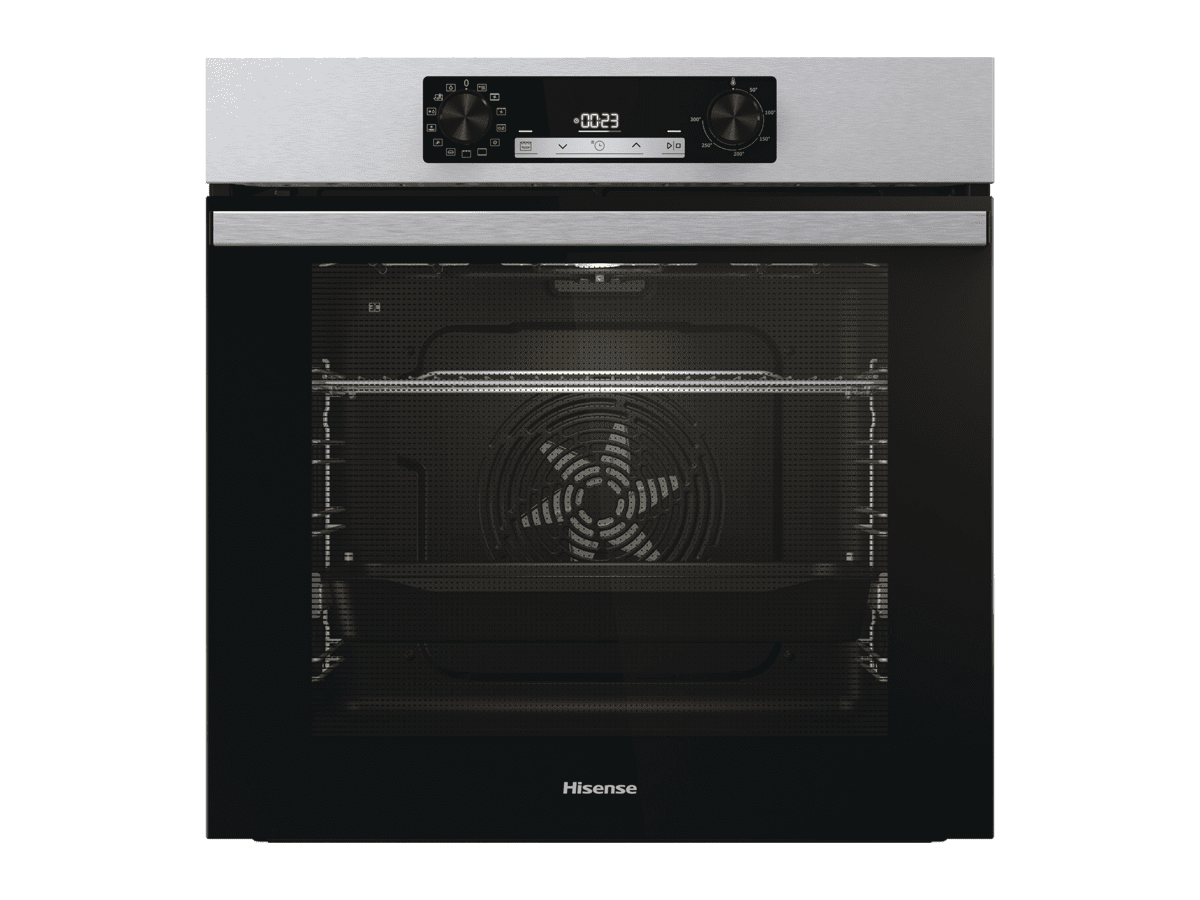 Hisense - BI64213E15PX – Horno Pirolítico, Clase A+, 77L, Inox, , 