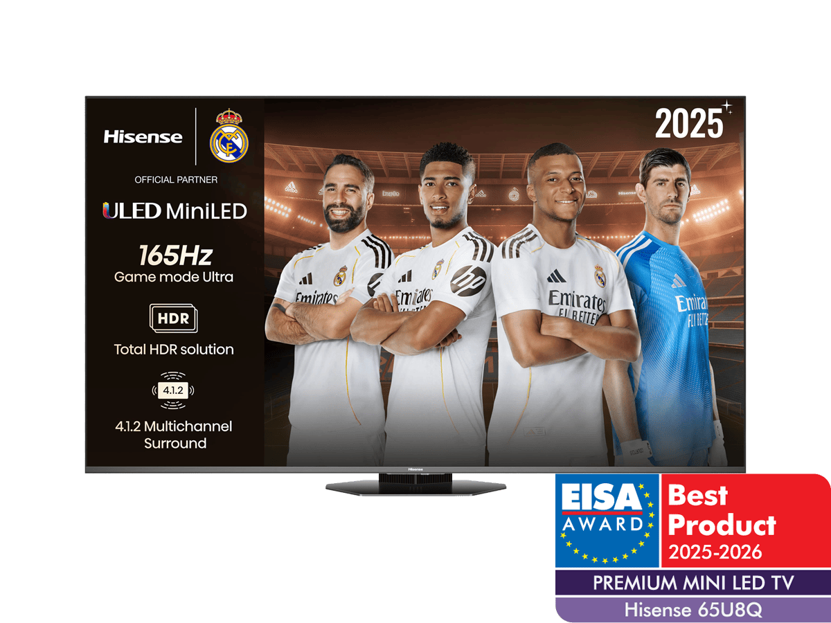 Serie U8Q Mini-LED TV 65U8Q, 65 pulgadas con Hi-View IA PRO