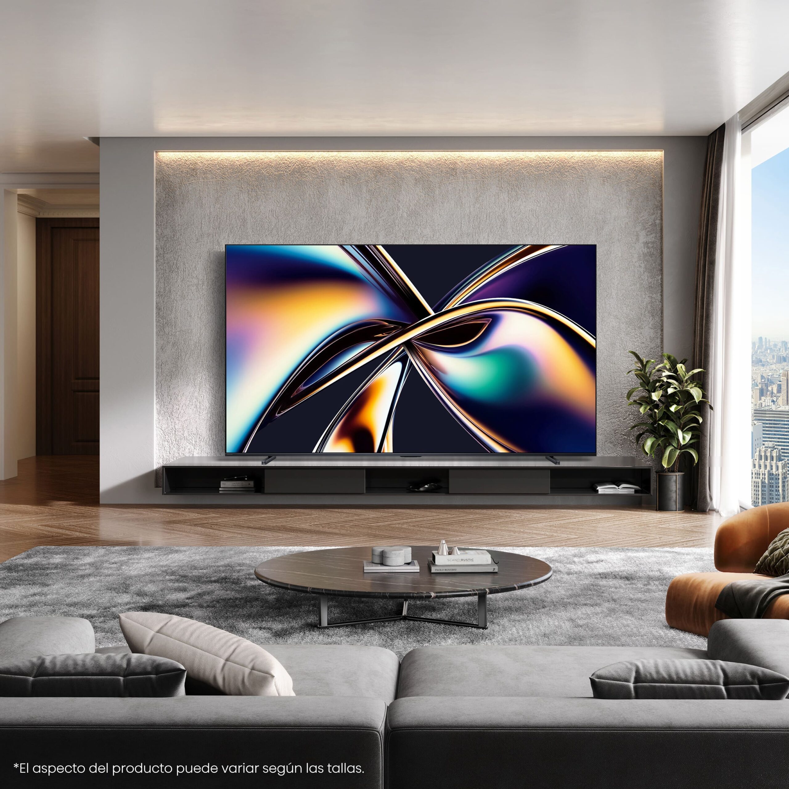 Hisense - Serie U8Q Mini-LED TV 100U8Q, 100 pulgadas con Hi-View IA PRO