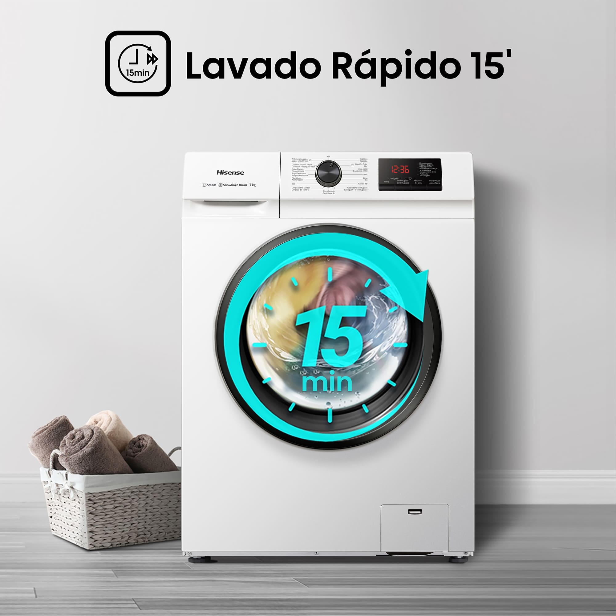 Lavado Rápido en 15’ WFVB7012EM