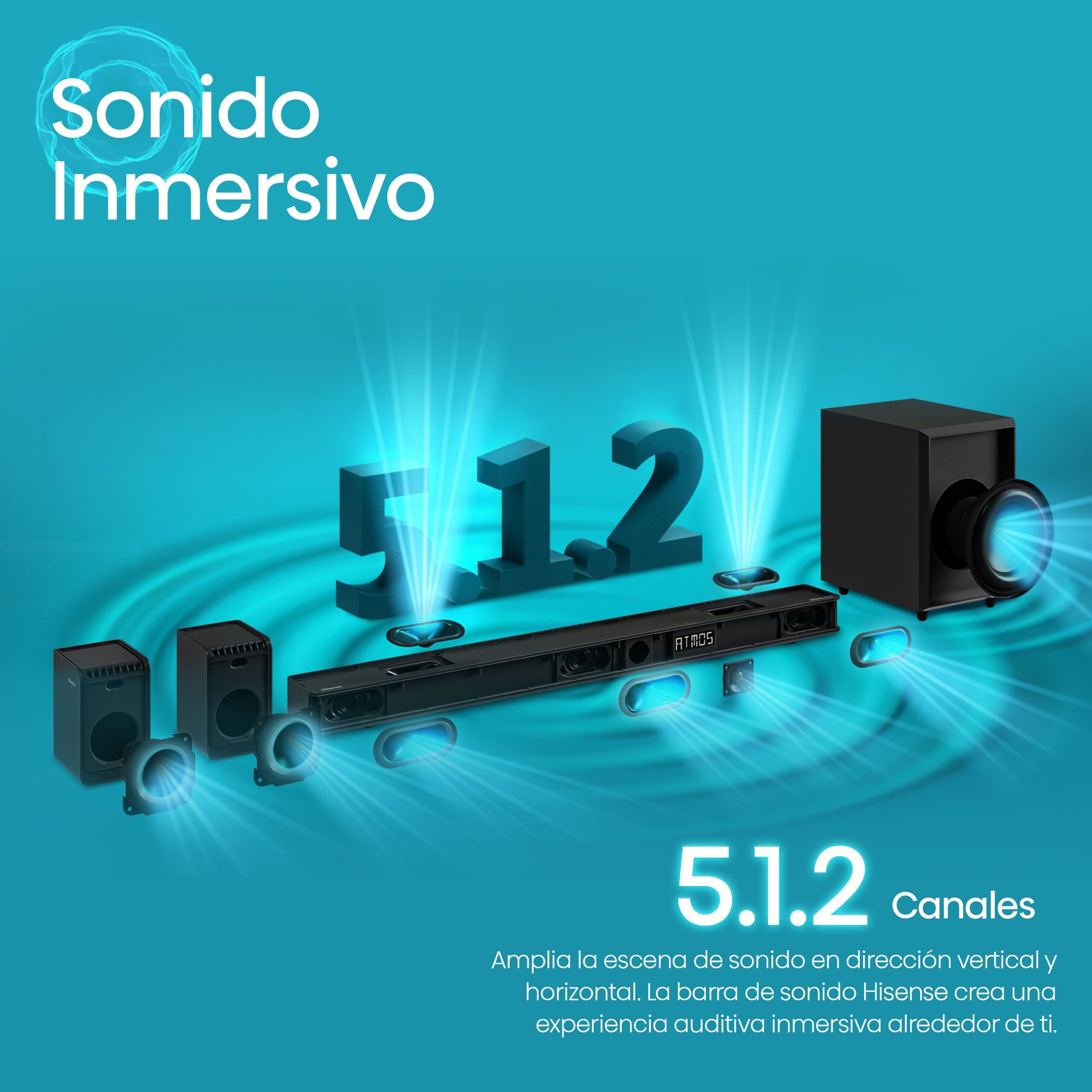 Hisense - Soundbar AX5125H