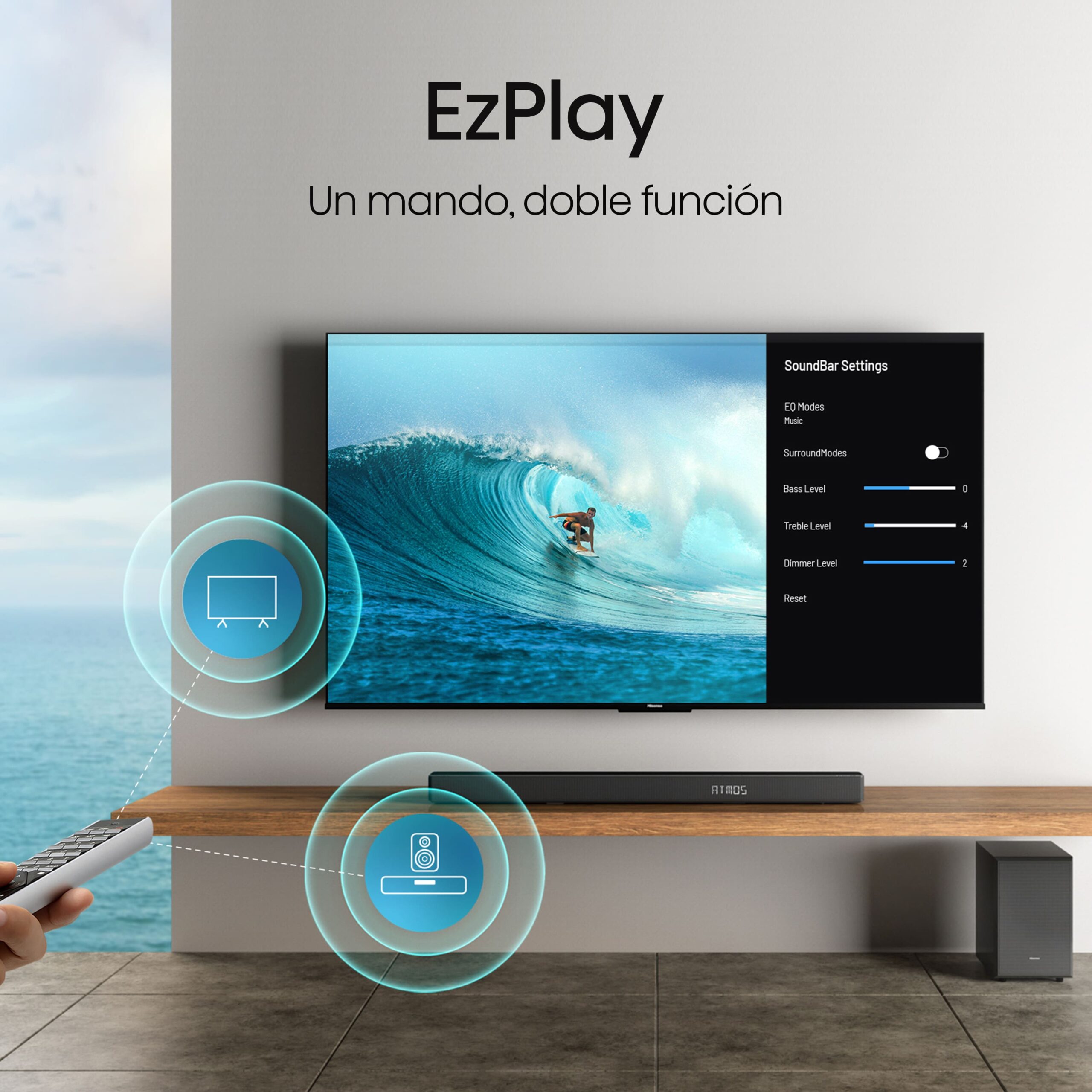 Hisense - Soundbar AX5125H