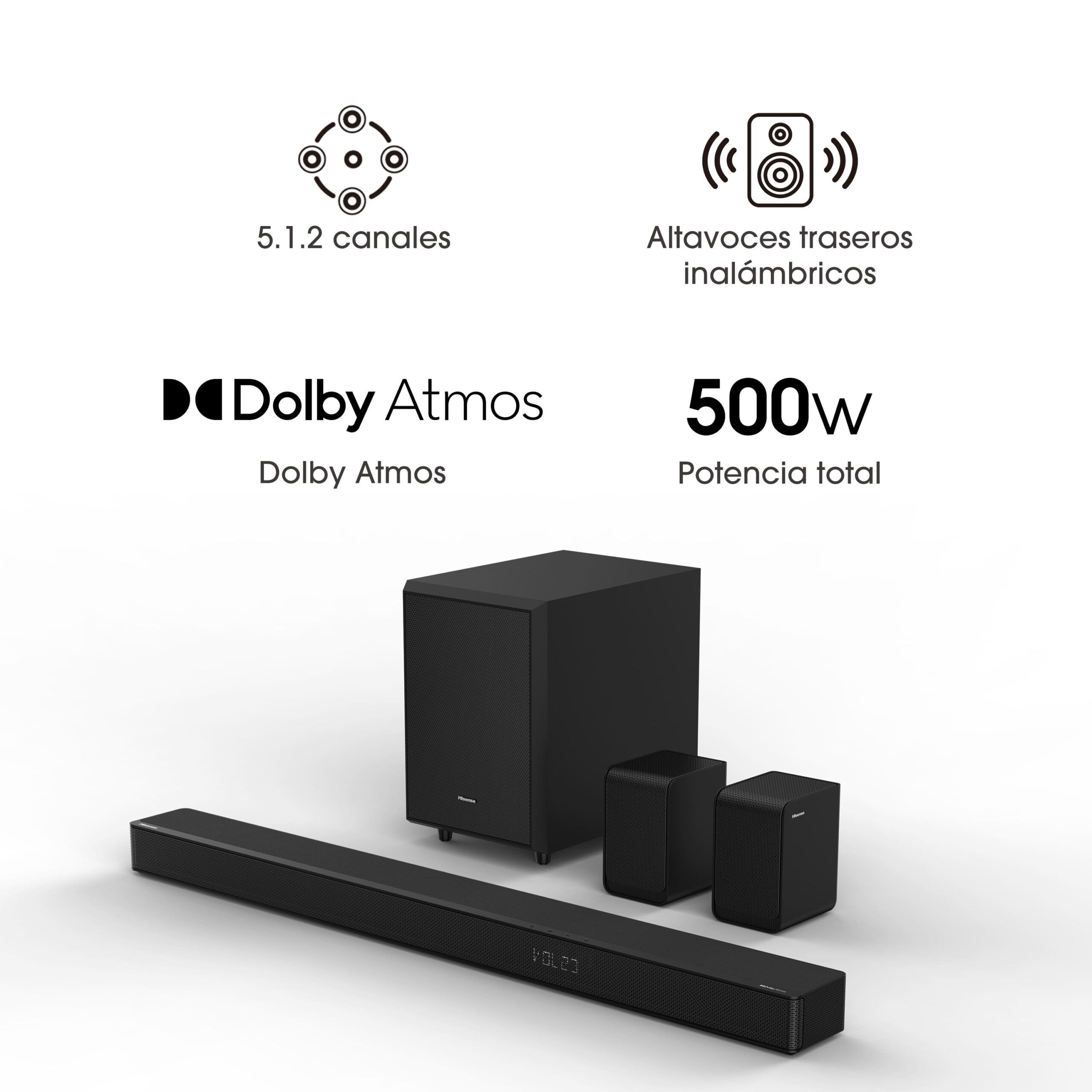 Hisense - Soundbar AX5125H