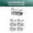 Kitchen Fit RQ5P605NSVE – Frigorífico Americano 4 Puertas  Kitchen Fit, Clase E, Capacidad 591L, Color Cristal Inox