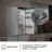 Kitchen Fit RQ5P605NSVE – Frigorífico Americano 4 Puertas  Kitchen Fit, Clase E, Capacidad 591L, Color Cristal Inox