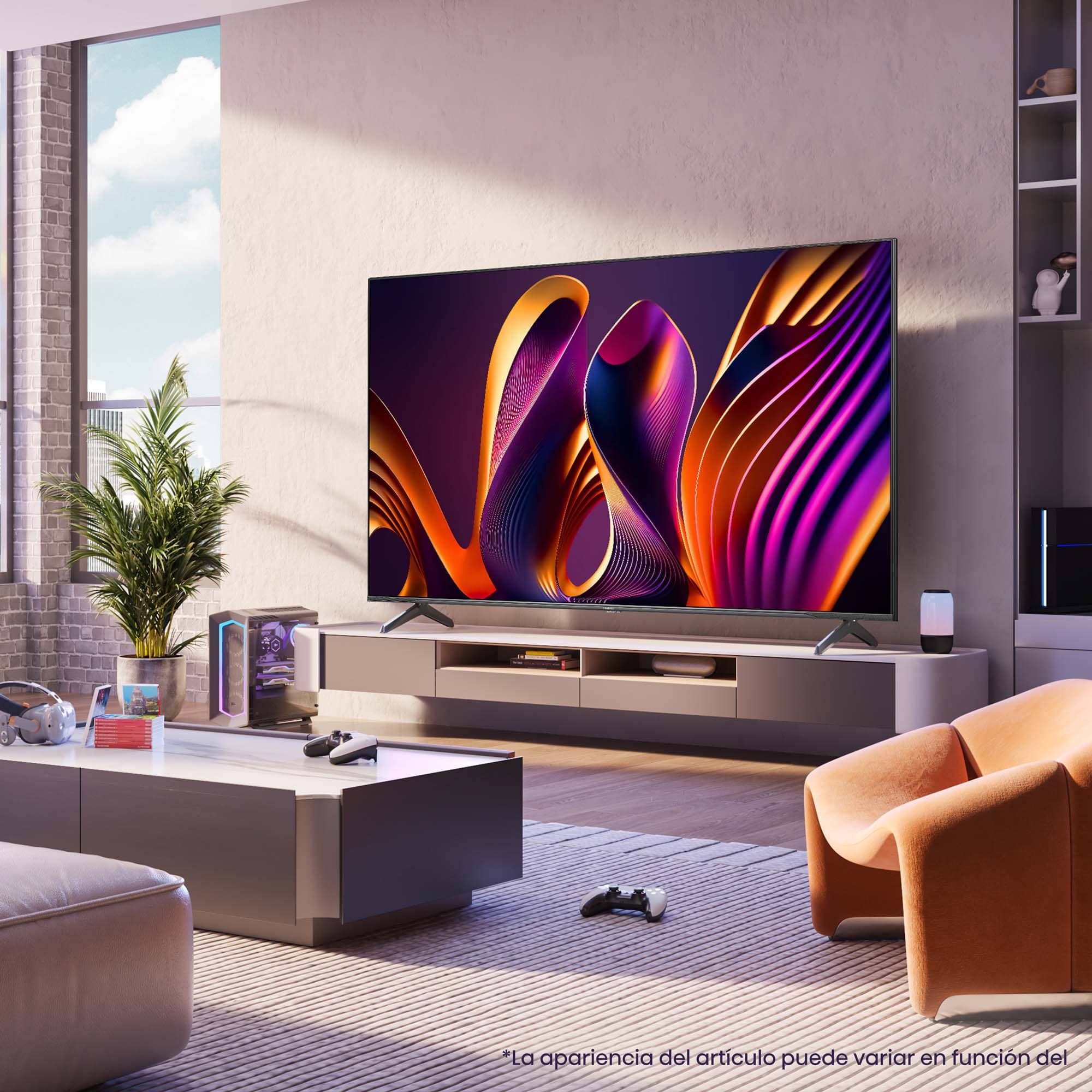 Hisense - Serie E7NQ Pro QLED 100E7NQ Pro 100 pulgadas, Gaming TV