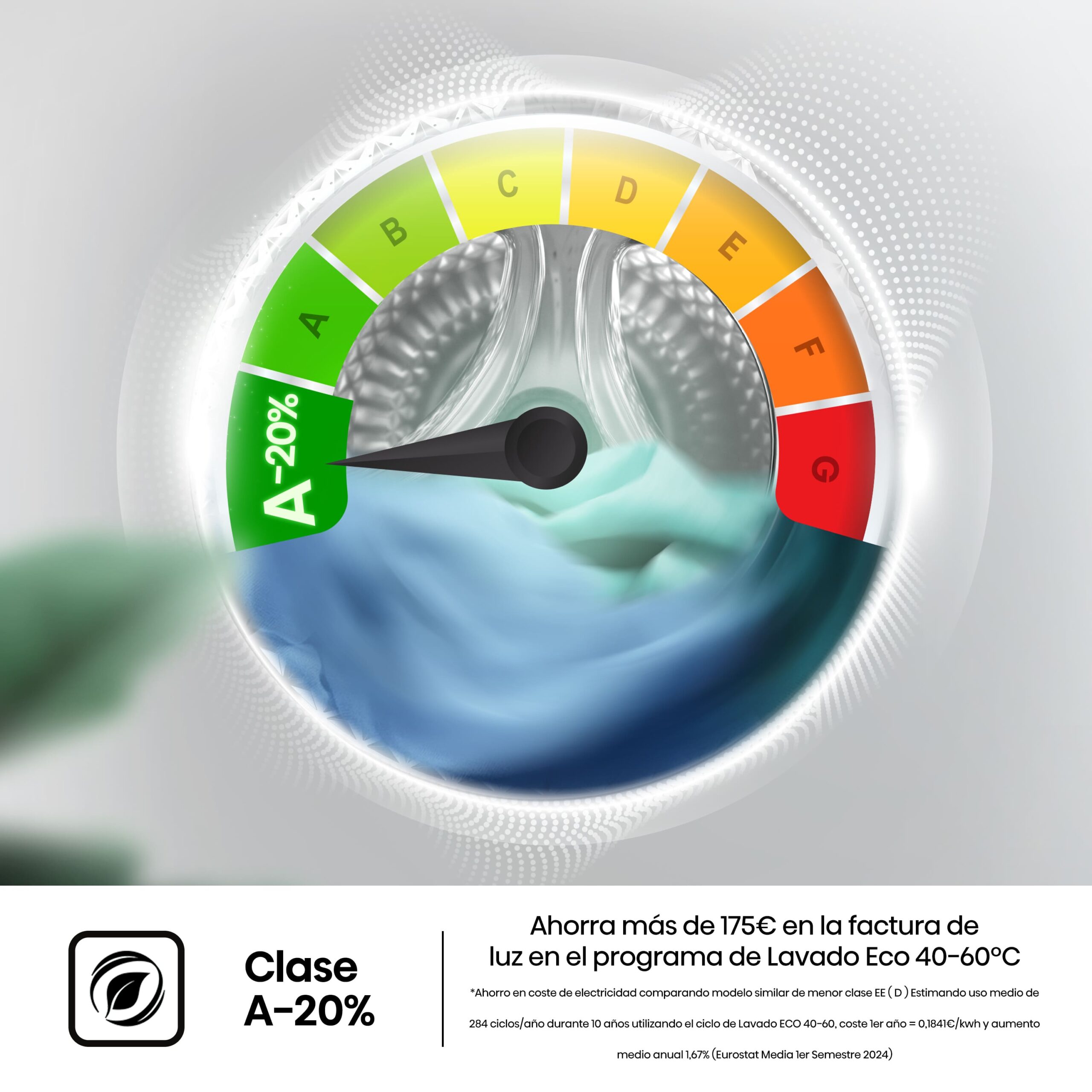 Hisense - WF1Q8041BW1 – Lavadora De Libre Instalación, Clase A, Capacidad 8 Kg , 1400 rpm, Color Blanco