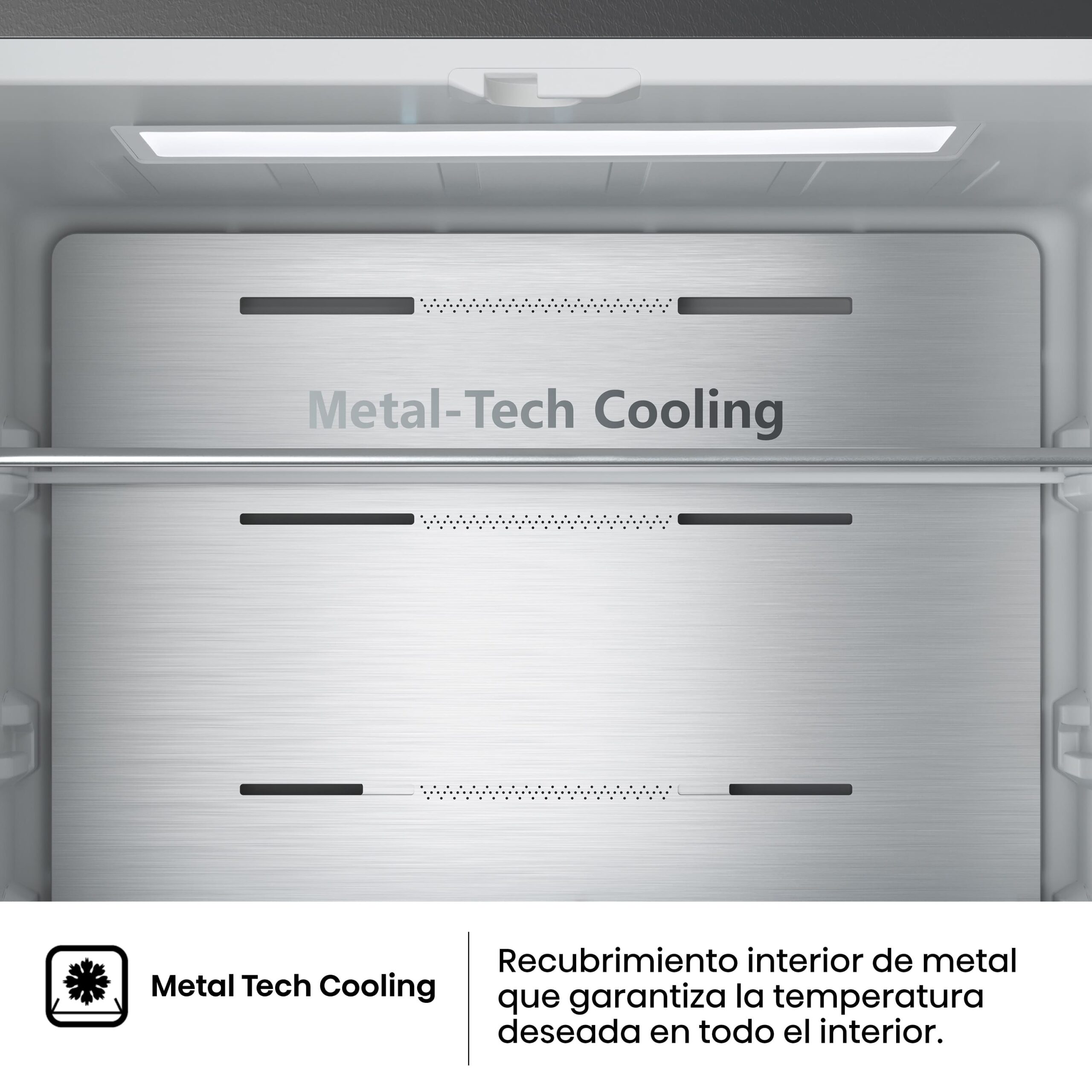 Hisense - RF632N4AIC1 – Frigorífico Combi Cajón Frances, Clase C , Capacidad 485L, Color Inox