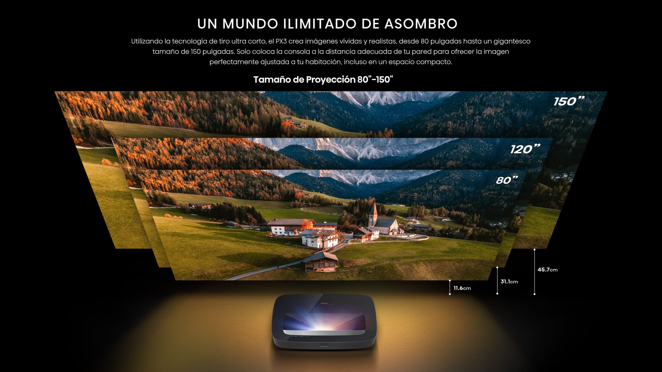 Tecnología de tiro ultracorto