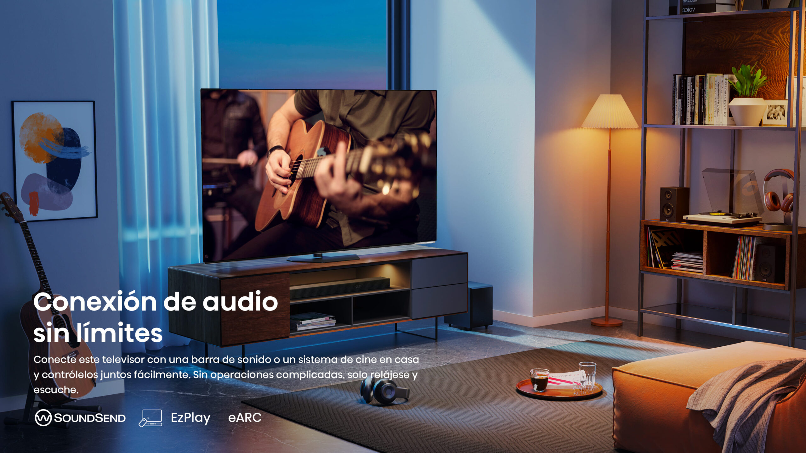 Conexiones de audio