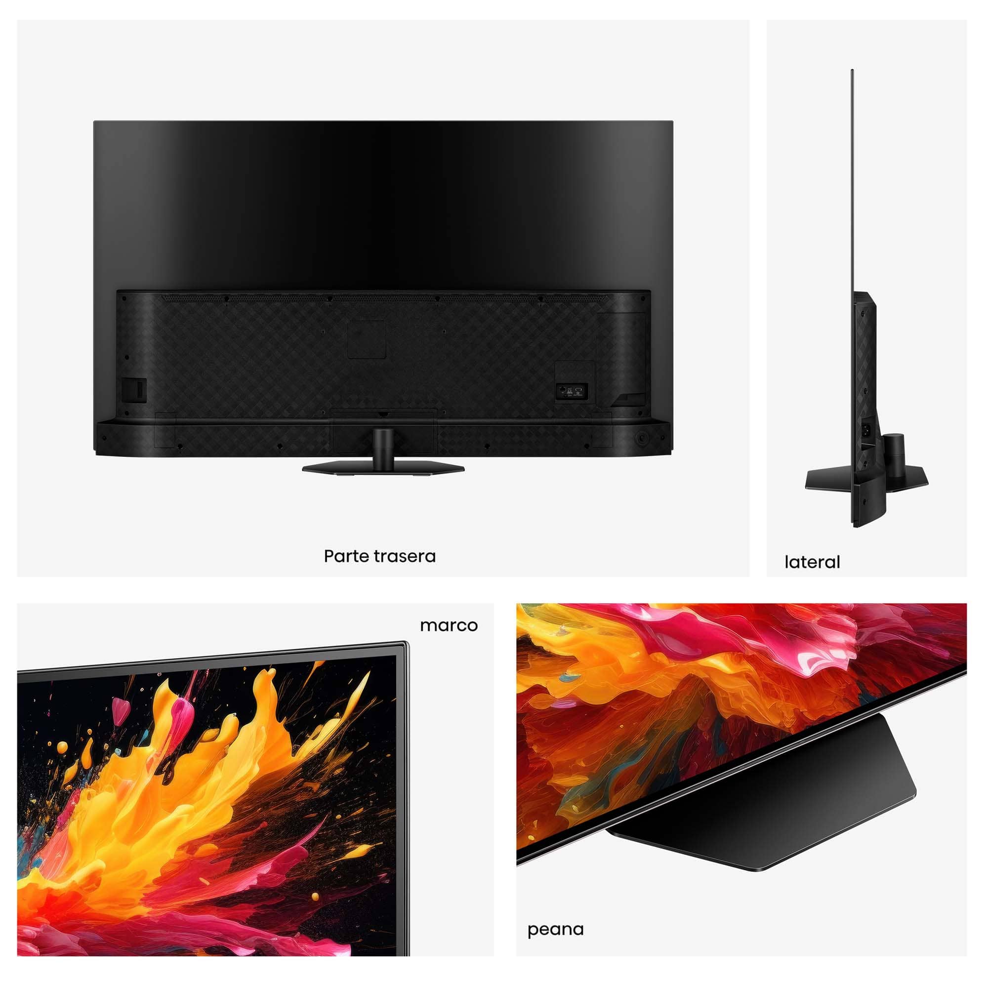 Hisense - Serie A85N OLED TV, Negros infinitos, 120 Hz, Solución HDR total