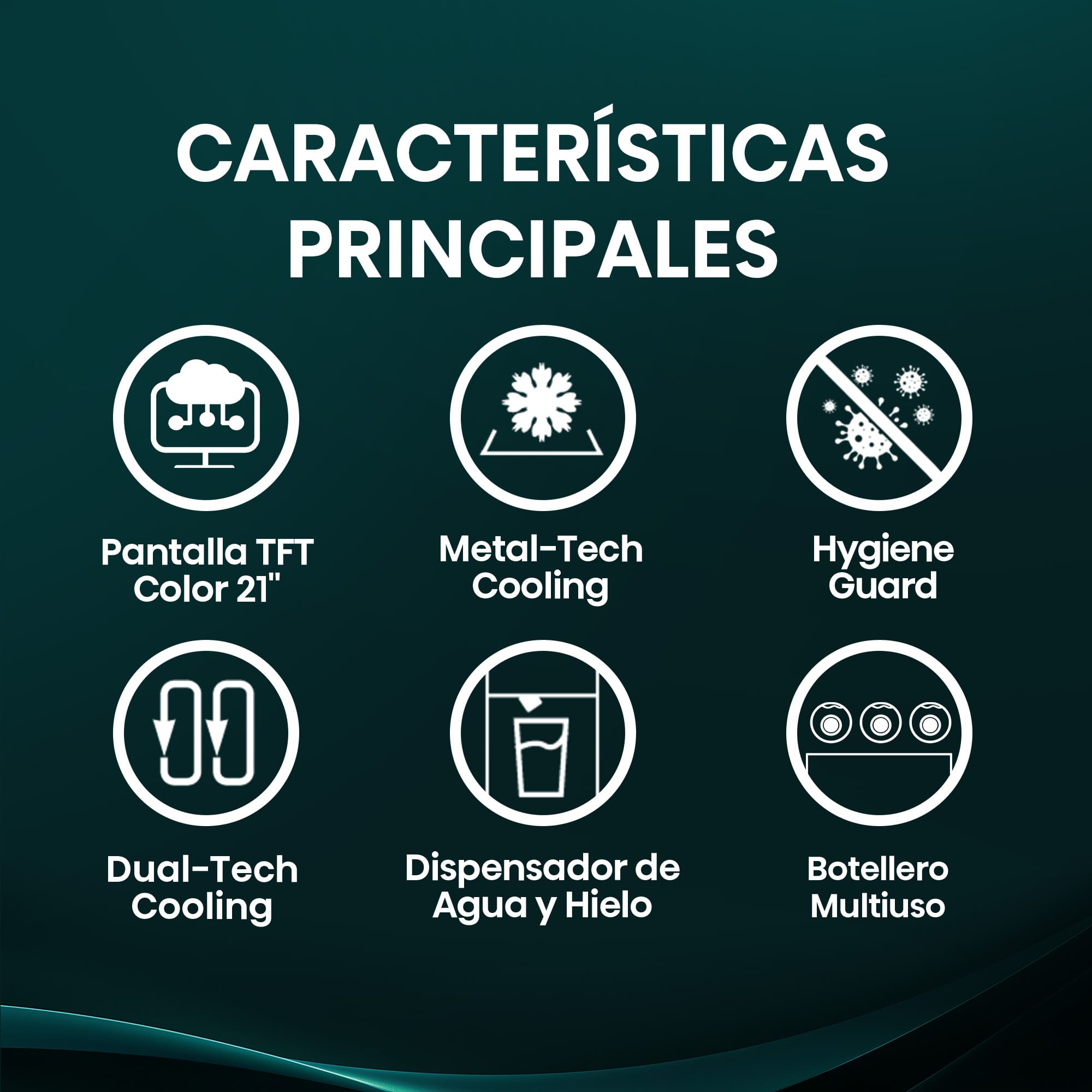 Hisense - RS9P628GPFE – Americano Side By Side De Libre Instalación, Clase E, Capacidad 614L, Color Negro