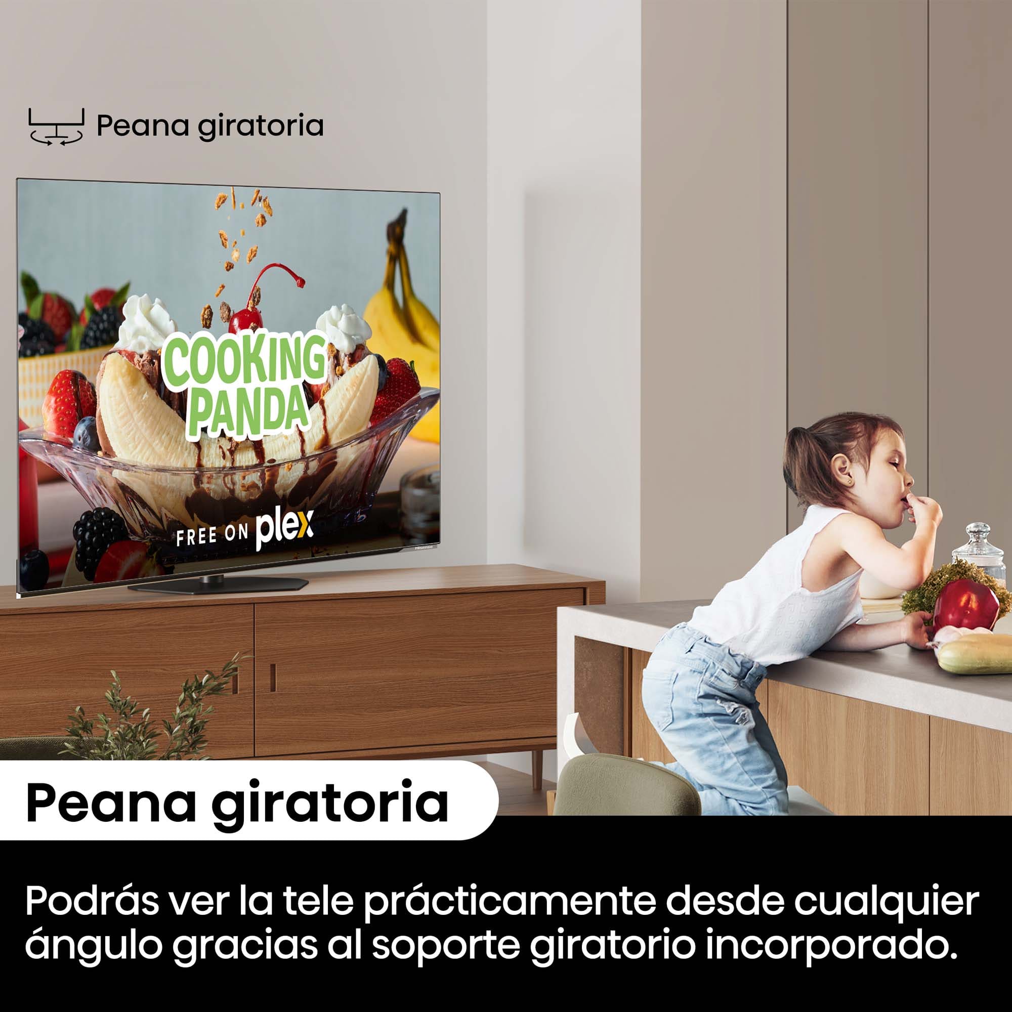 Hisense - Serie A85N OLED TV, Negros infinitos, 120 Hz, Solución HDR total