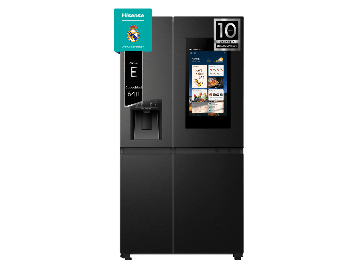 RS9P628GPFE - Americano Side By Side De Libre Instalación, Clase E, Capacidad 614L, Color Negro