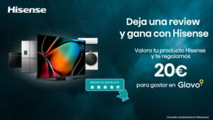 Promoción Deja una review y gana con Hisense