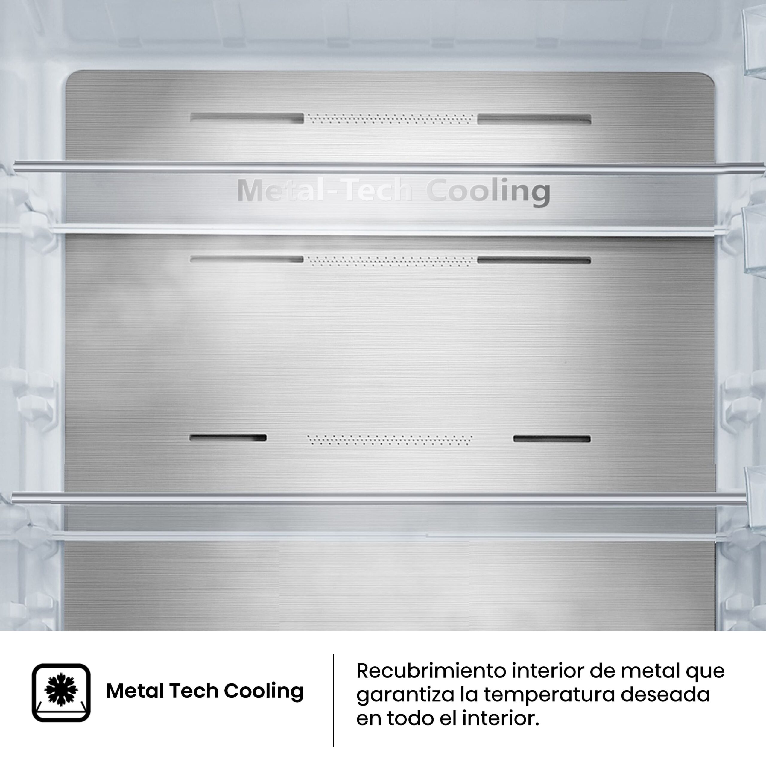 Hisense - RB645N4BIC – Frigorífico Combi 2 Puertas, Clase C, Capacidad 495L, Color Inox