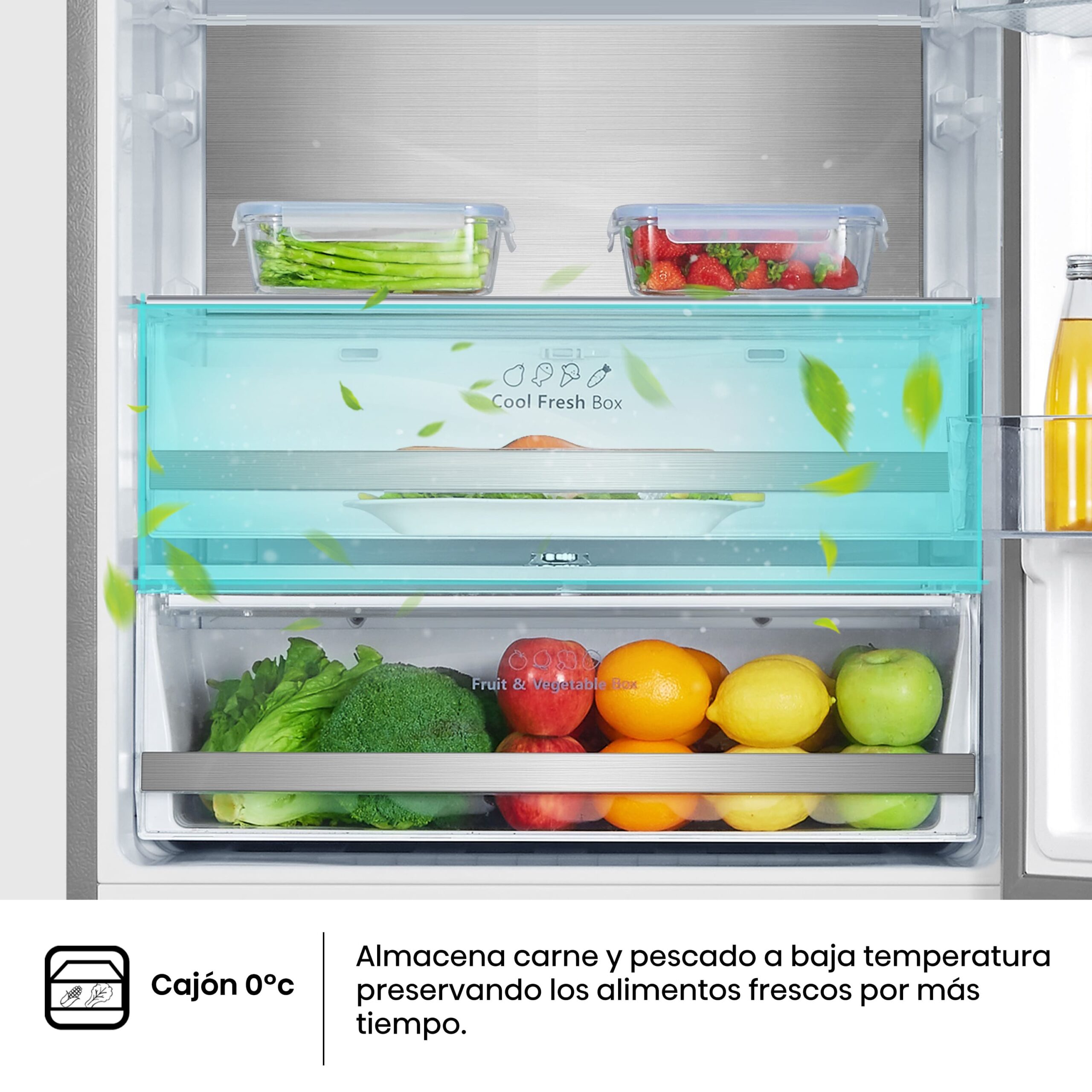 Hisense - RB645N4BIC – Frigorífico Combi 2 Puertas, Clase C, Capacidad 495L, Color Inox