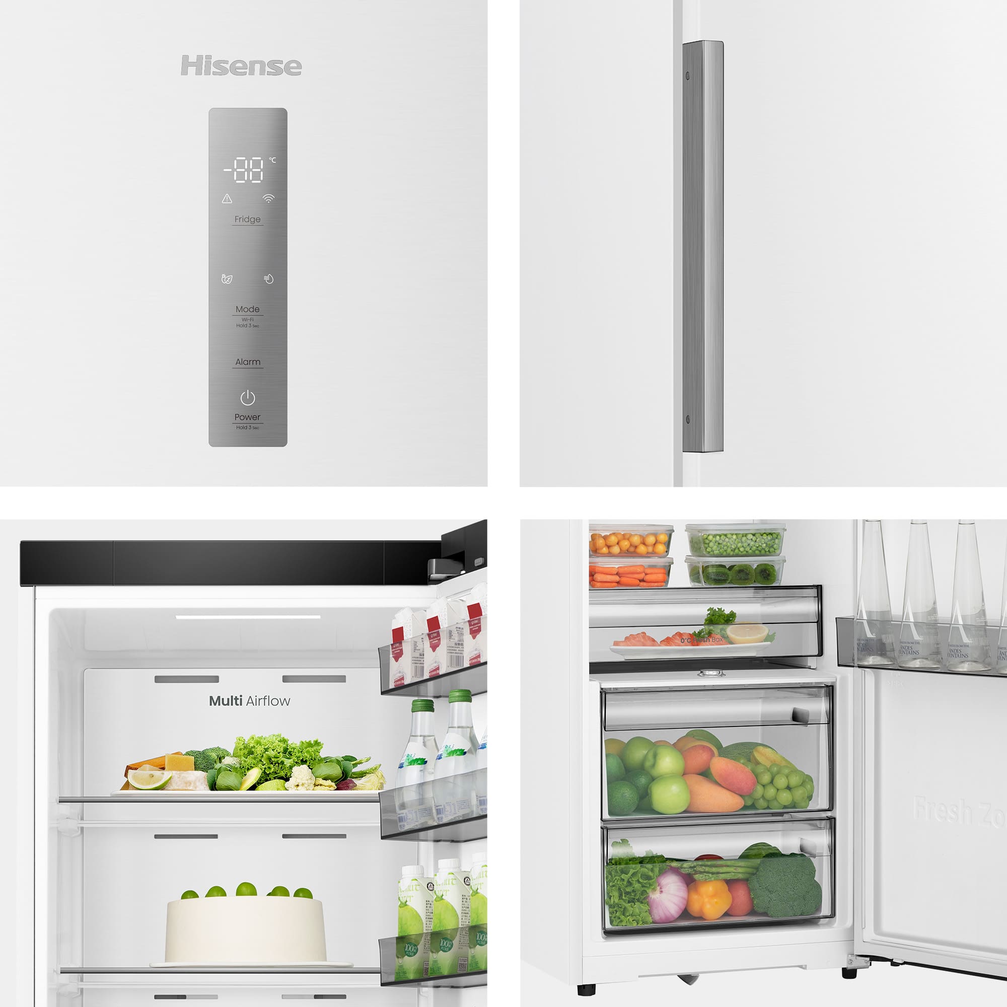 Hisense - RL3K370SEWE – Frigorífico 1 Puerta De Libre Instalación, Clase E, Capacidad 372L, Color Blanco