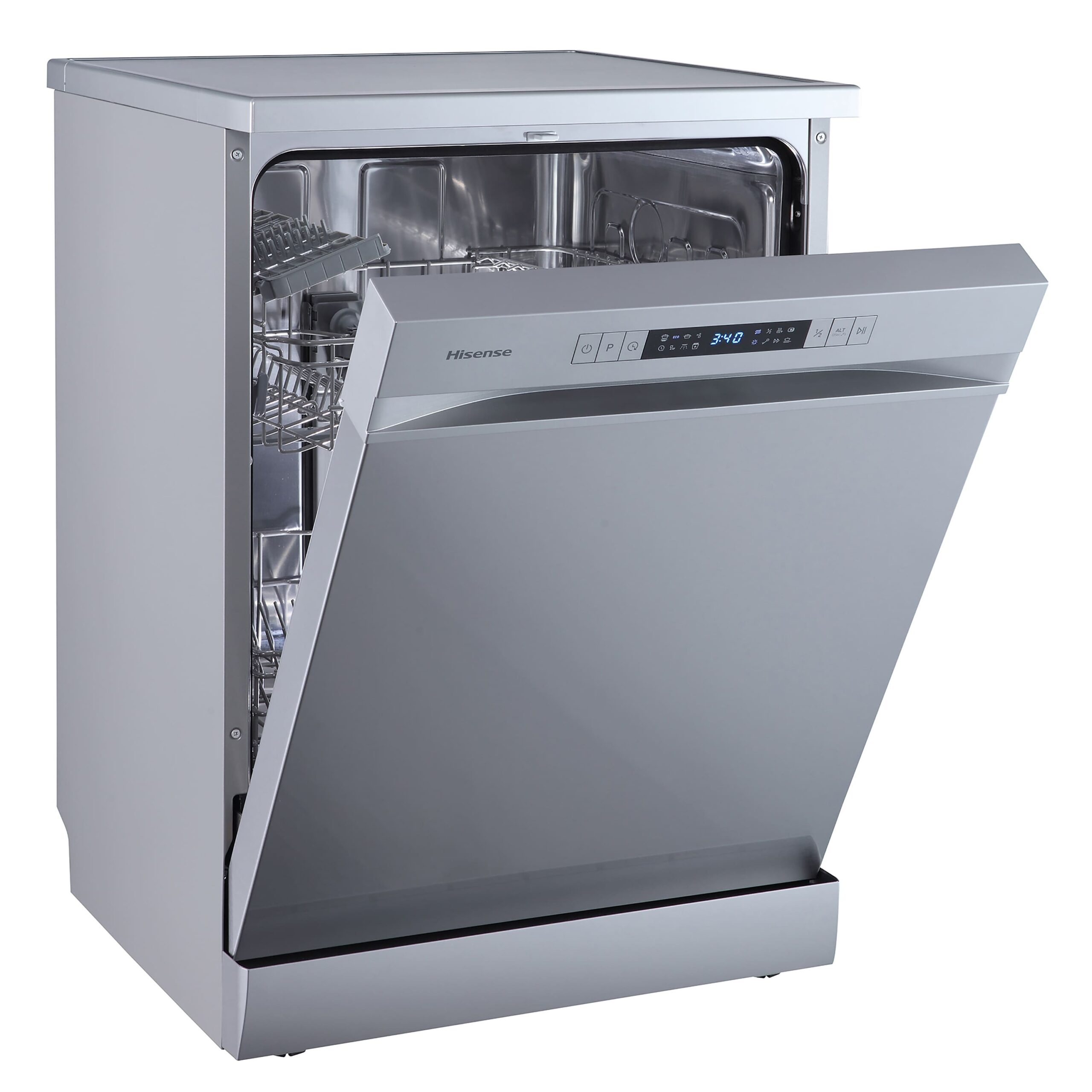 Hisense - HS622E10X – Lavavajillas 60cm, Libre Instalación, Clase E, 13, Inox