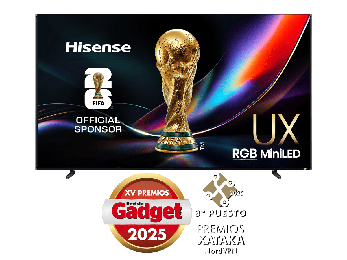 Hisense - Serie UXQ Mini-LED RGB TV 100UXQ, Tecnología RGB MiniLED, 100 pulgadas con Dynamic X Display, , 