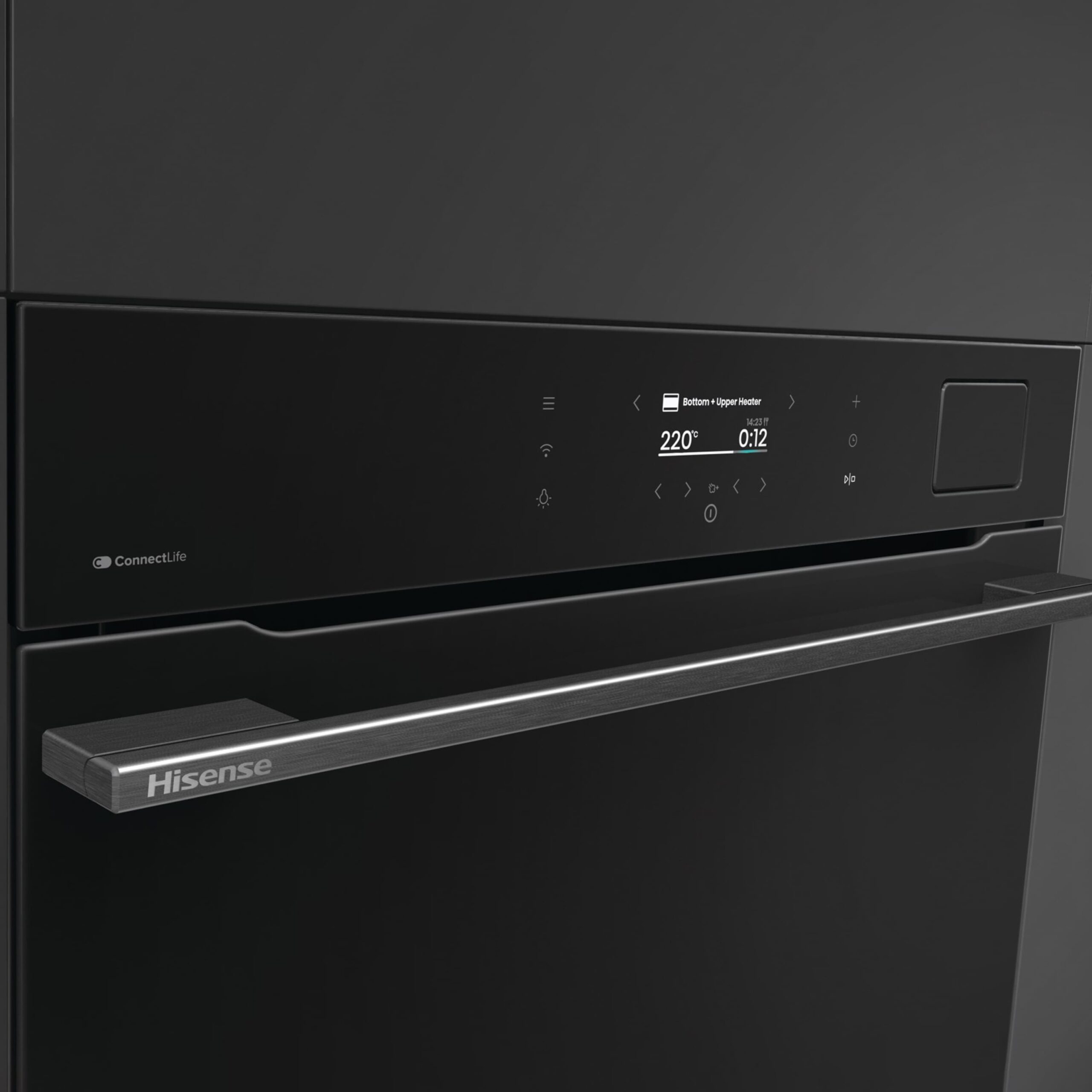 Hisense - BAS614A8B​ – Horno Hidrolítico con Cocción Vapor (Dep. Agua), Clase A+ , Capacidad 77L, Color Negro