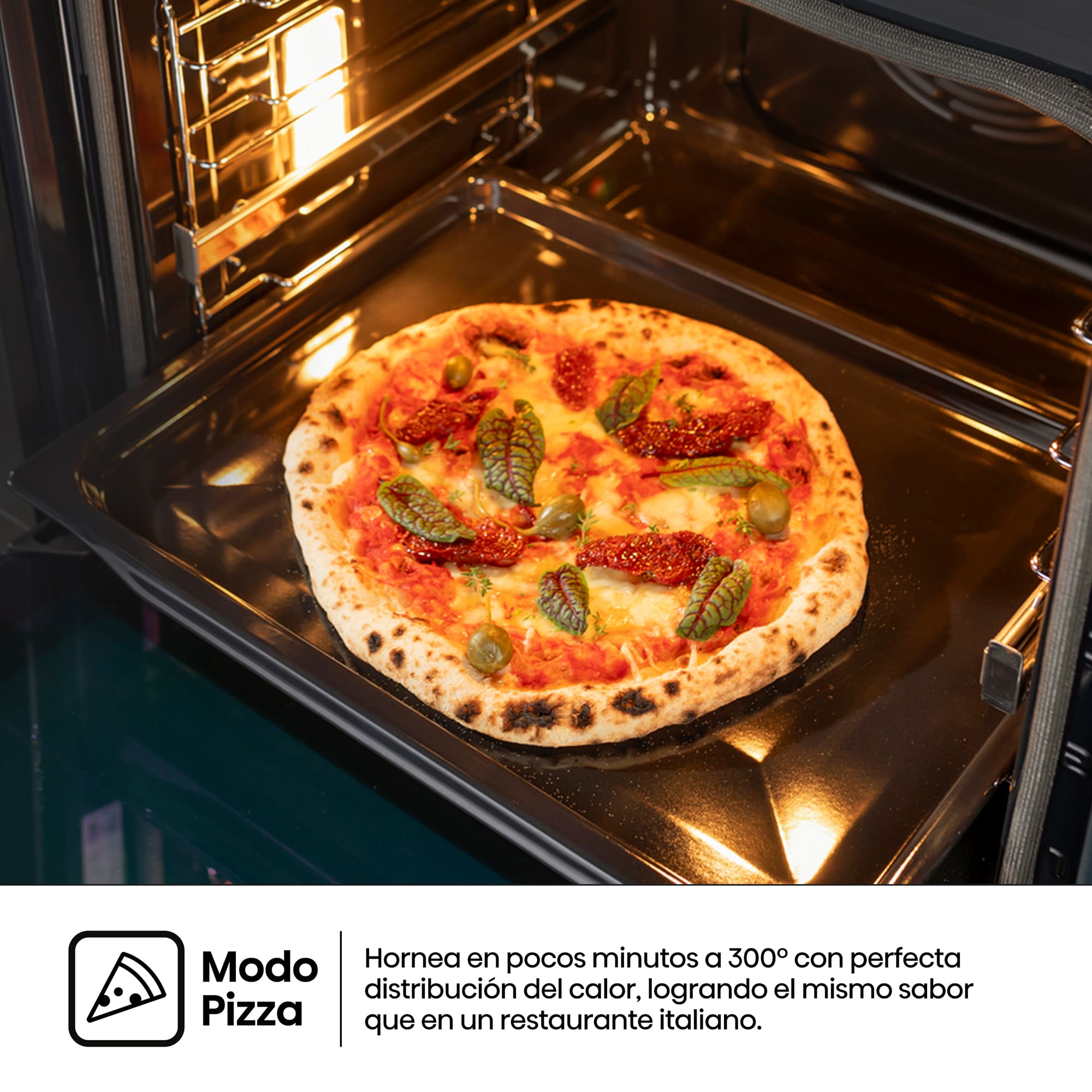 Hisense - BI614P8B – Horno Pirolitico, Clase A+ , Capacidad 77L, Color Negro