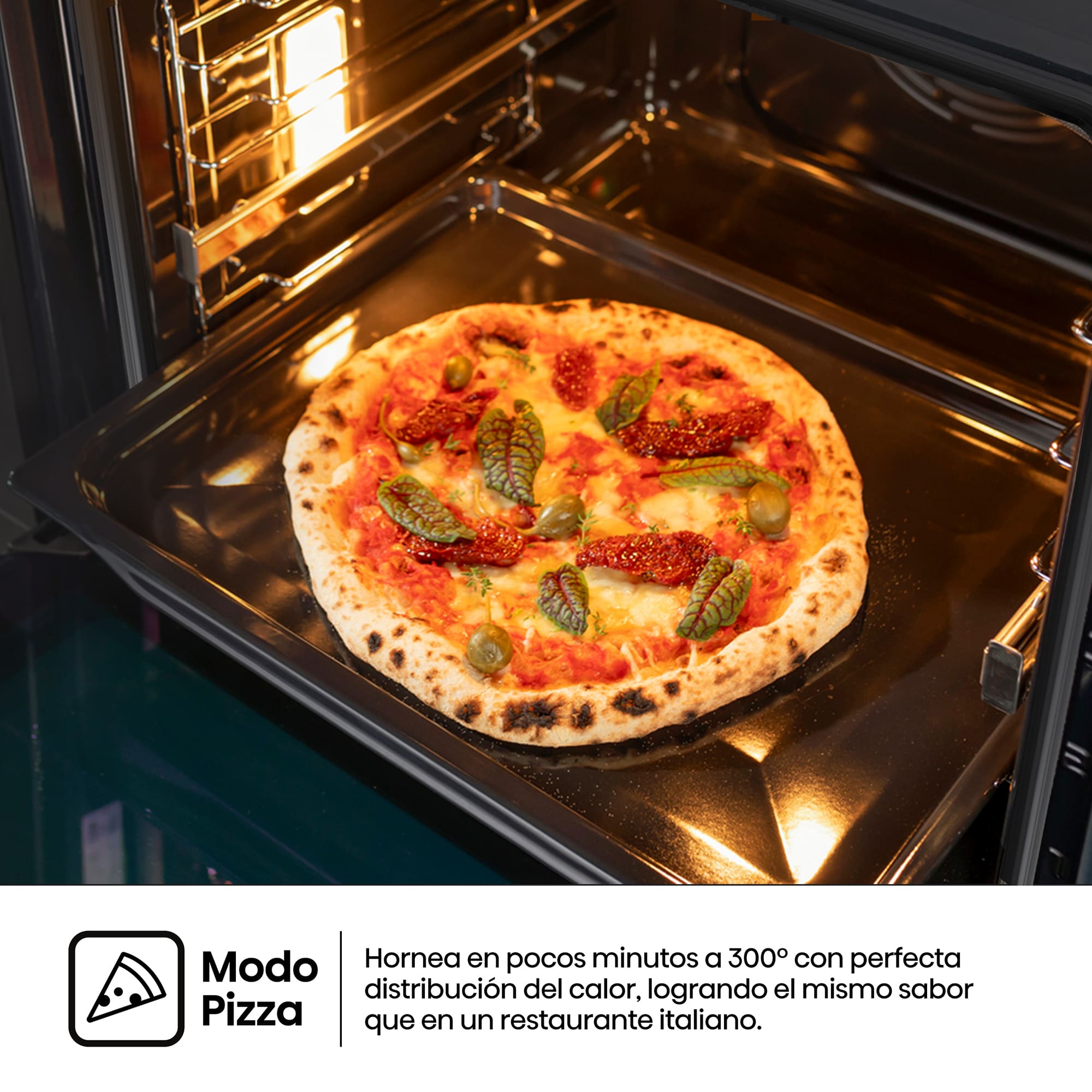 Hisense - BI611A8B – Horno Hidrolítico, Clase A+ , Capacidad 77L, Color Negro