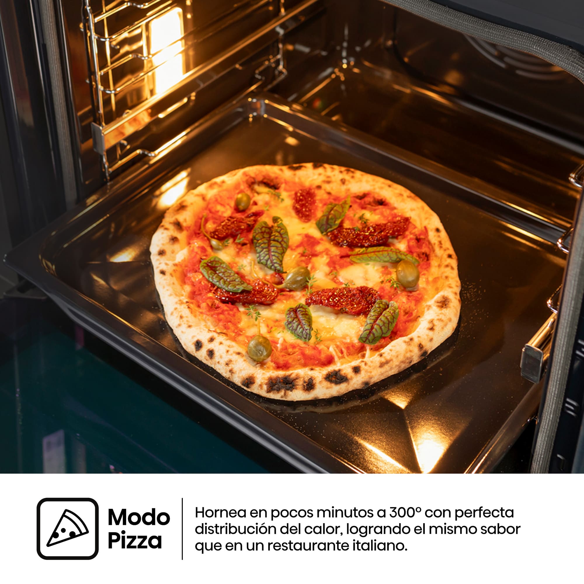 Hisense - BAS614P8B – Horno Pirolitico con Cocción Vapor (Dep. Agua), Clase A+ , Capacidad 77L, Color Negro