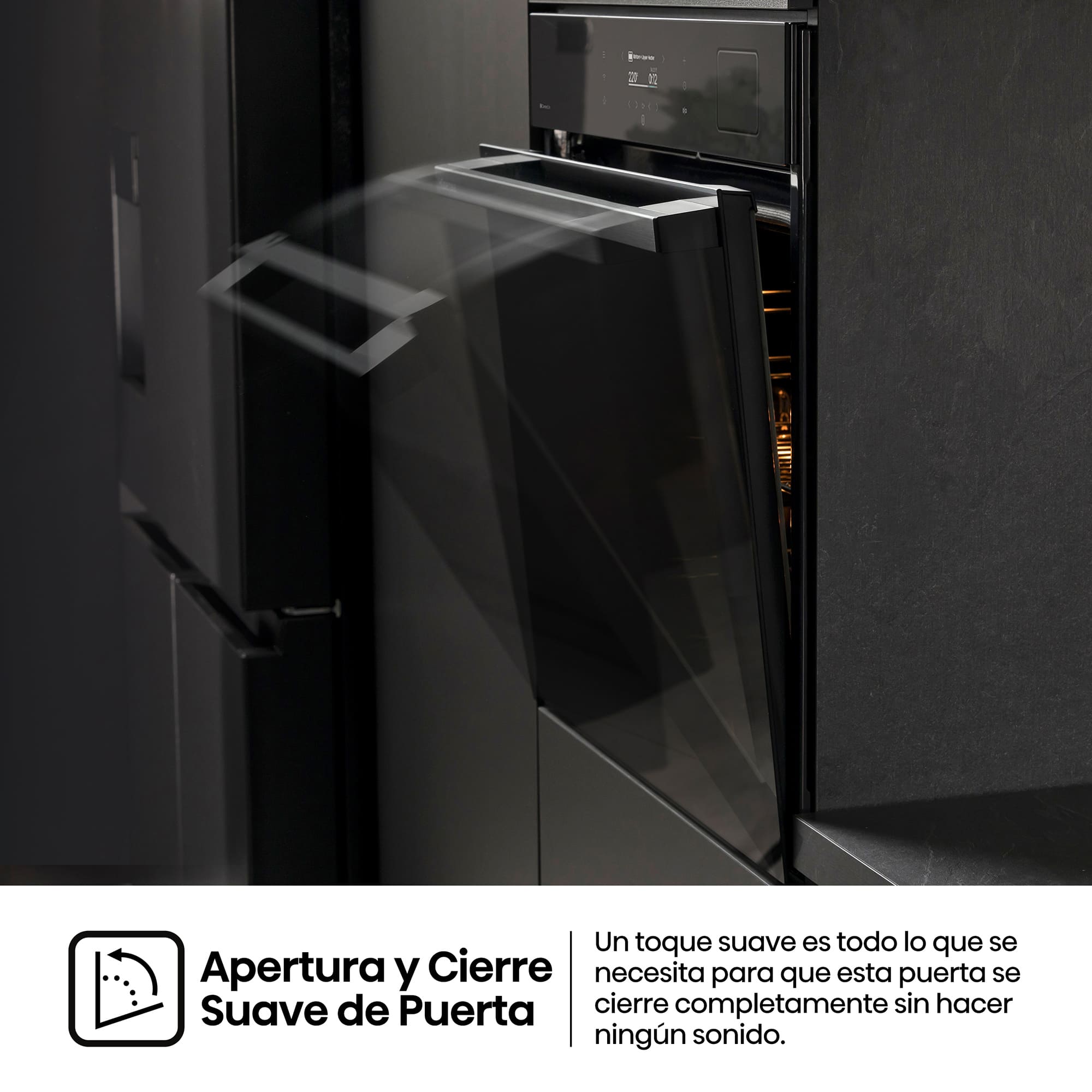 Hisense - BFS615S8B – Horno 100% Vapor con Cocción 100% Vapor (Dep. Agua), Clase A+ , Capacidad 77L, Color Negro