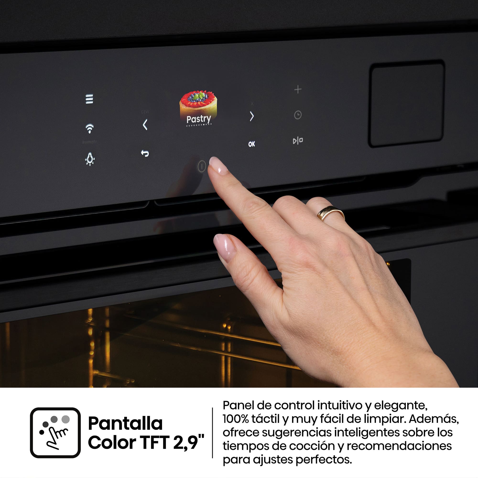Hisense - BFS615S8B – Horno 100% Vapor con Cocción 100% Vapor (Dep. Agua), Clase A+ , Capacidad 77L, Color Negro