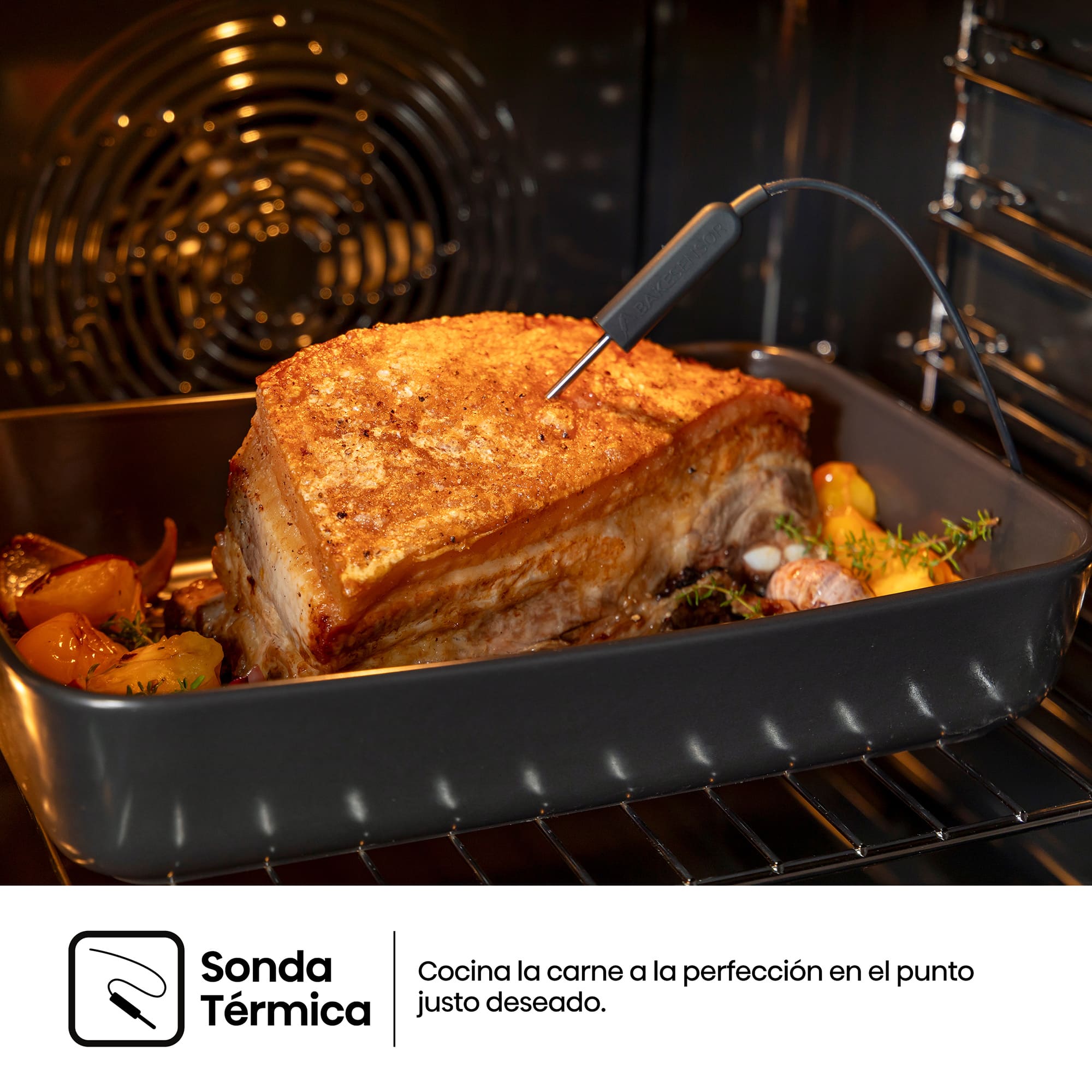 Hisense - BFS615S8B – Horno 100% Vapor con Cocción 100% Vapor (Dep. Agua), Clase A+ , Capacidad 77L, Color Negro