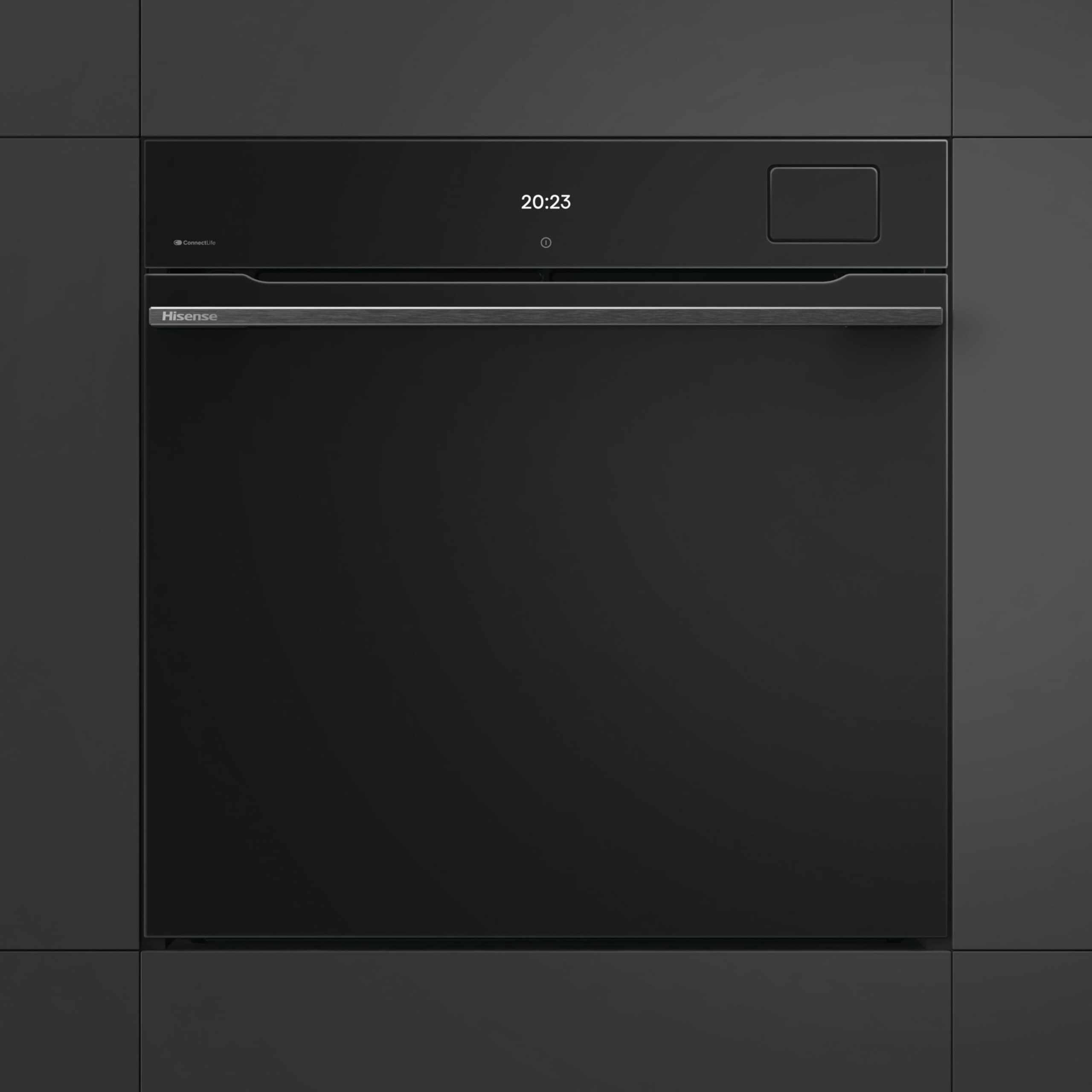 Hisense - BAS614A8B​ – Horno Hidrolítico con Cocción Vapor (Dep. Agua), Clase A+ , Capacidad 77L, Color Negro