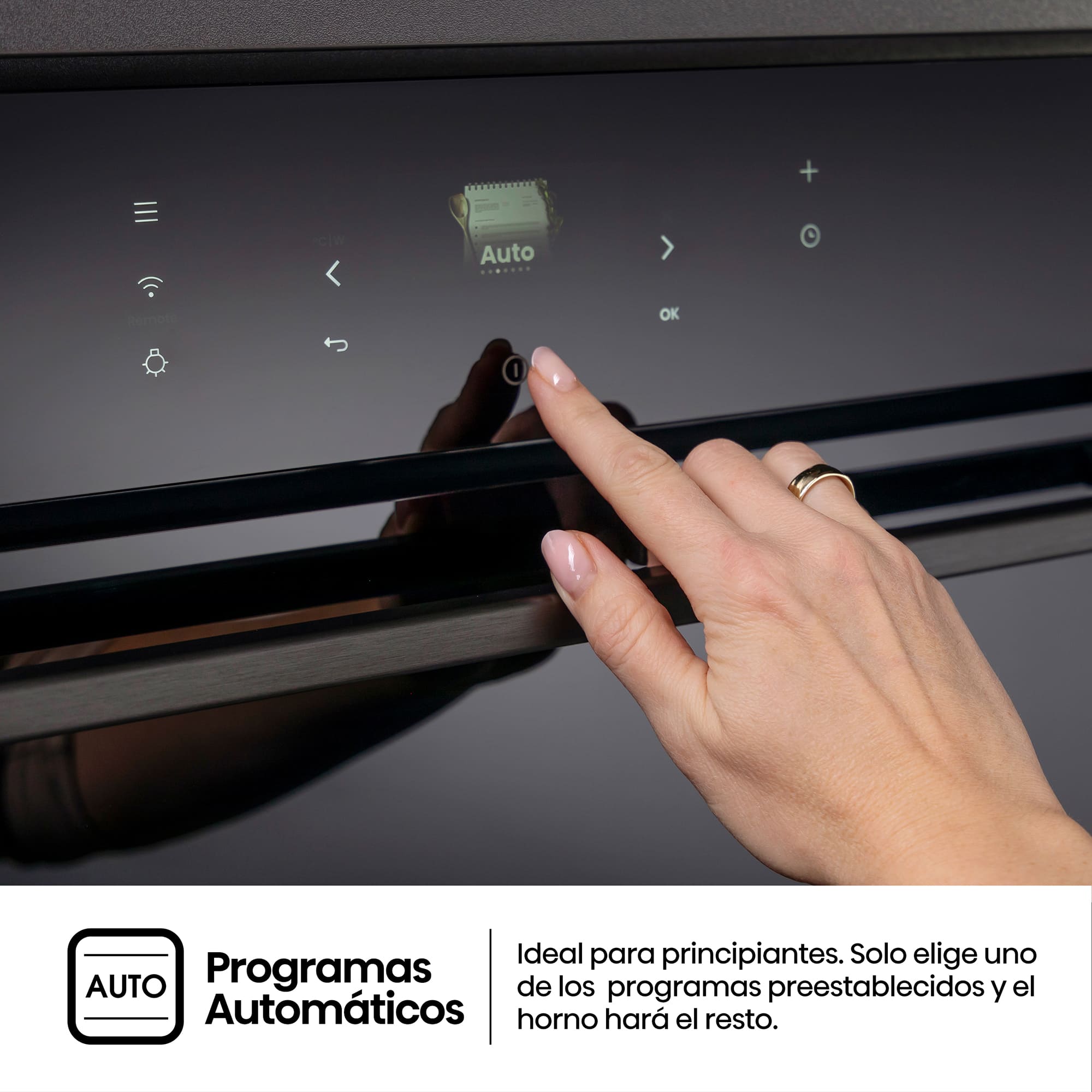 Hisense - BIM406A8B – Horno Combi MWO Integrable, Capacidad 50L, Color Cristal Negro
