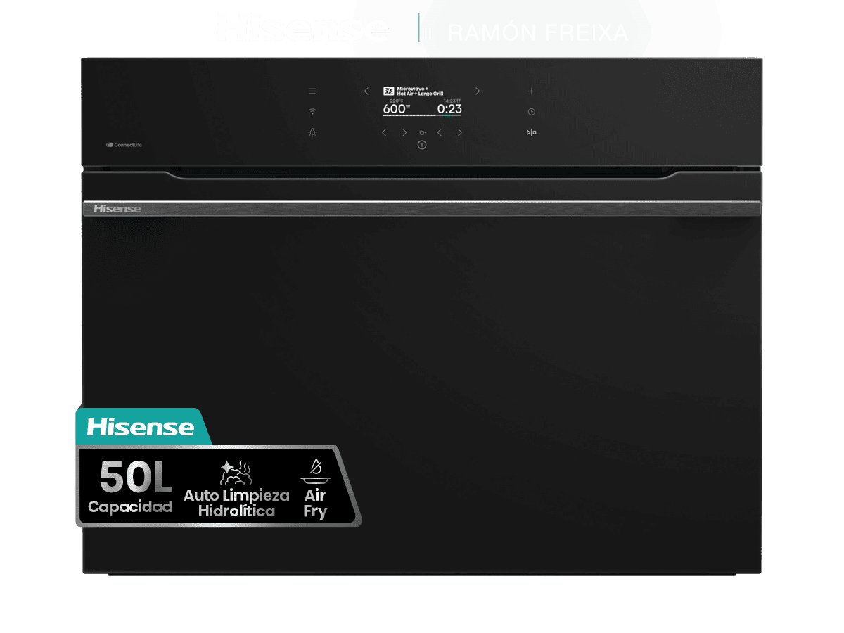 BIM406A8B - Horno Combi MWO Integrable, Capacidad 50L, Color Cristal Negro