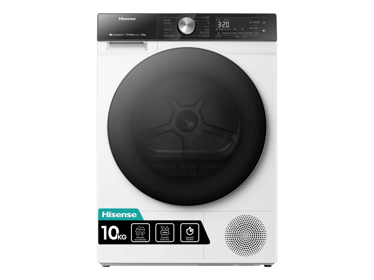 Hisense - DH5S102BW – Secadora,  Clase A+++, 10 Kg, Blanco, , 