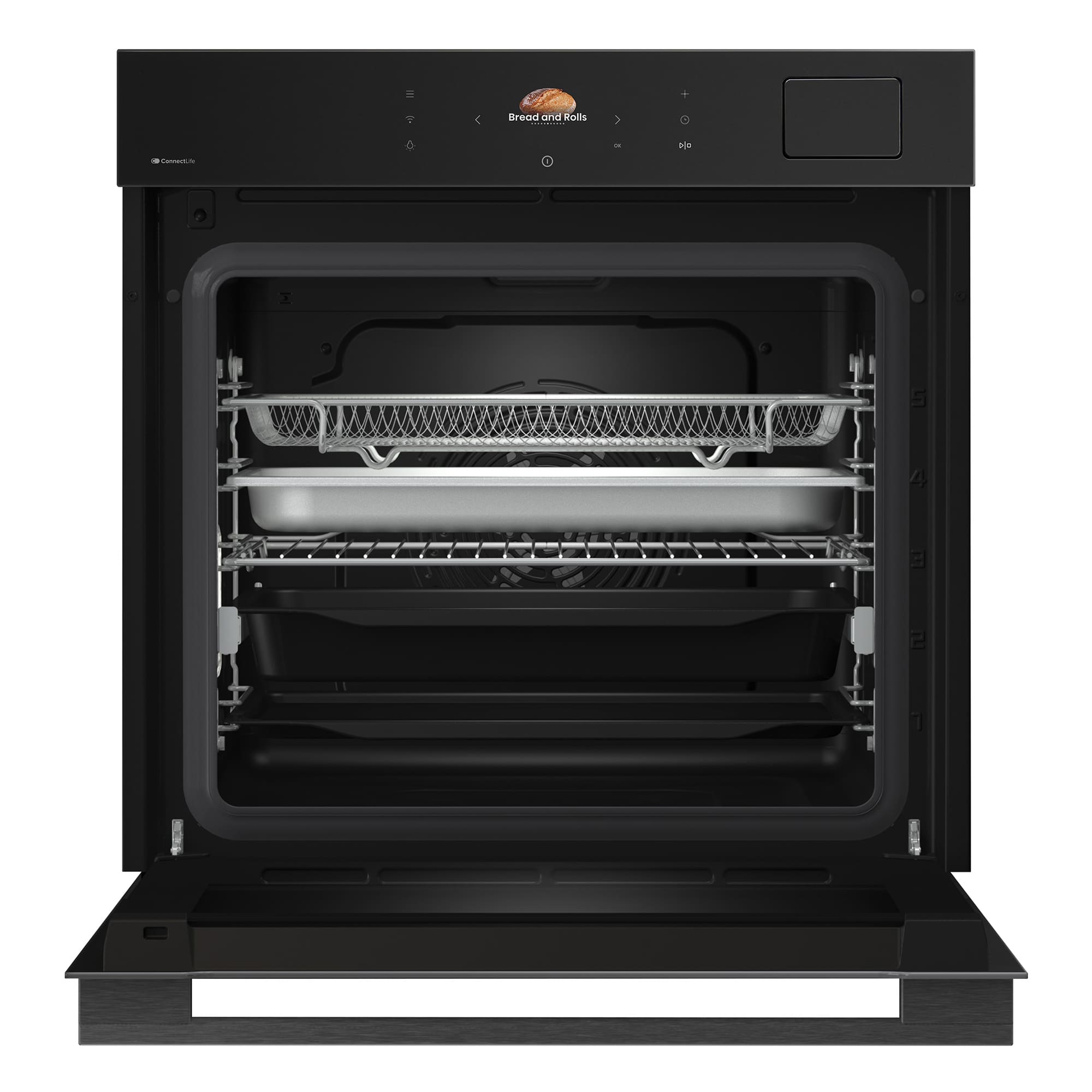 Hisense - BFS615S8B – Horno 100% Vapor con Cocción 100% Vapor (Dep. Agua), Clase A+ , Capacidad 77L, Color Negro