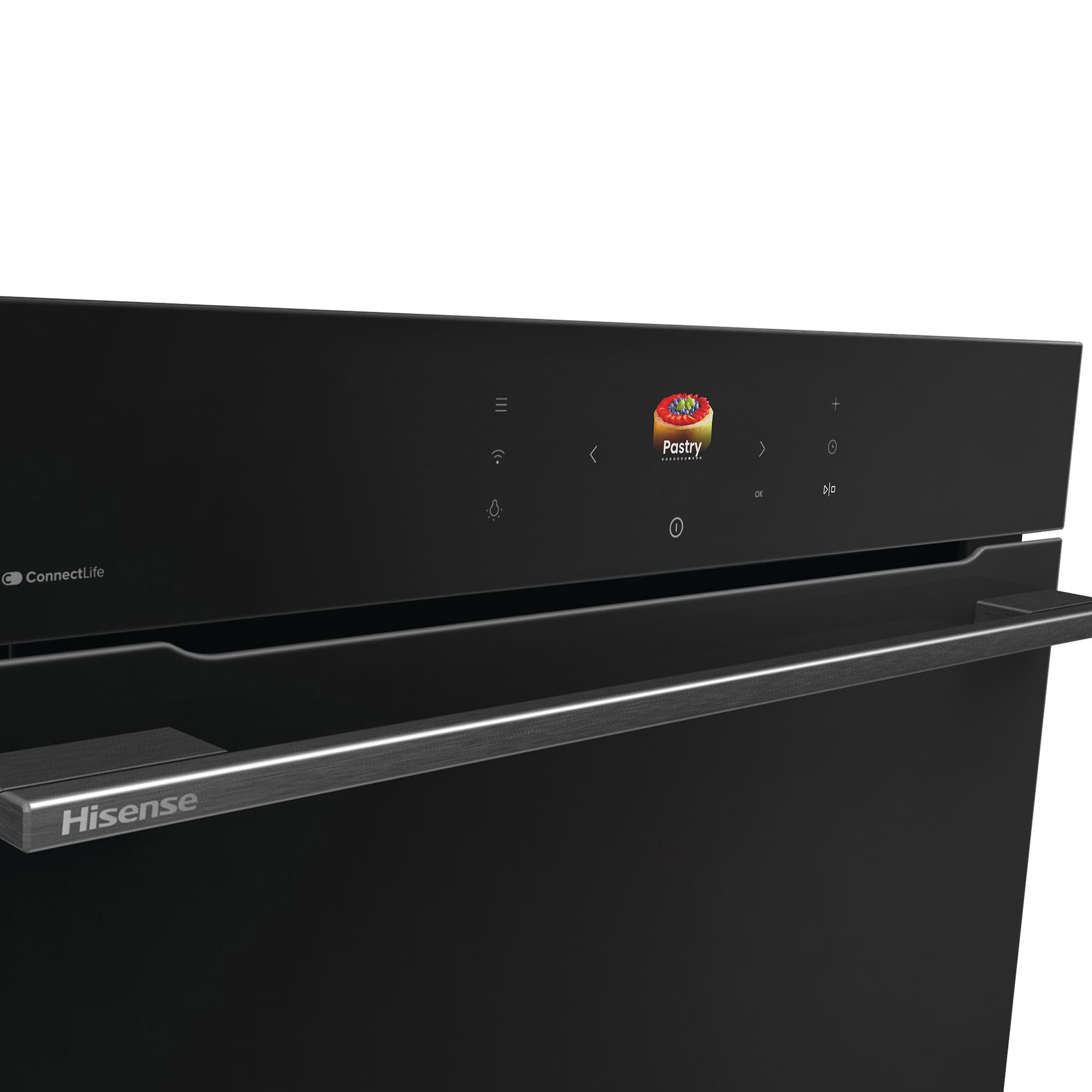 Hisense - BI614P8B – Horno Pirolitico, Clase A+ , Capacidad 77L, Color Negro