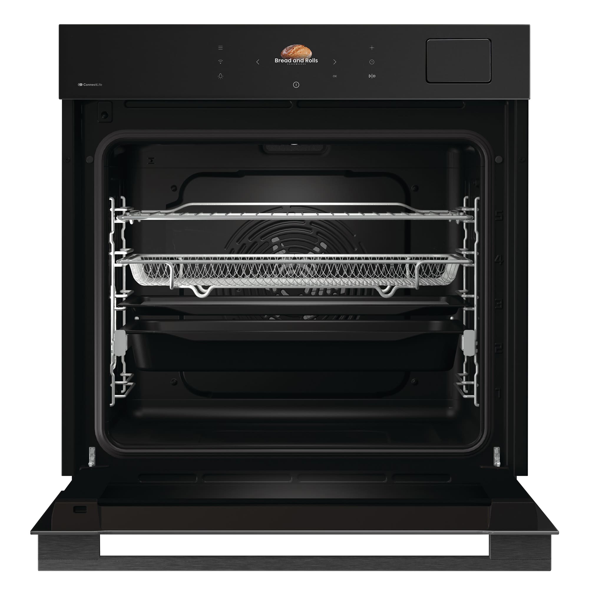 Hisense - BAS614A8B​ – Horno Hidrolítico con Cocción Vapor (Dep. Agua), Clase A+ , Capacidad 77L, Color Negro
