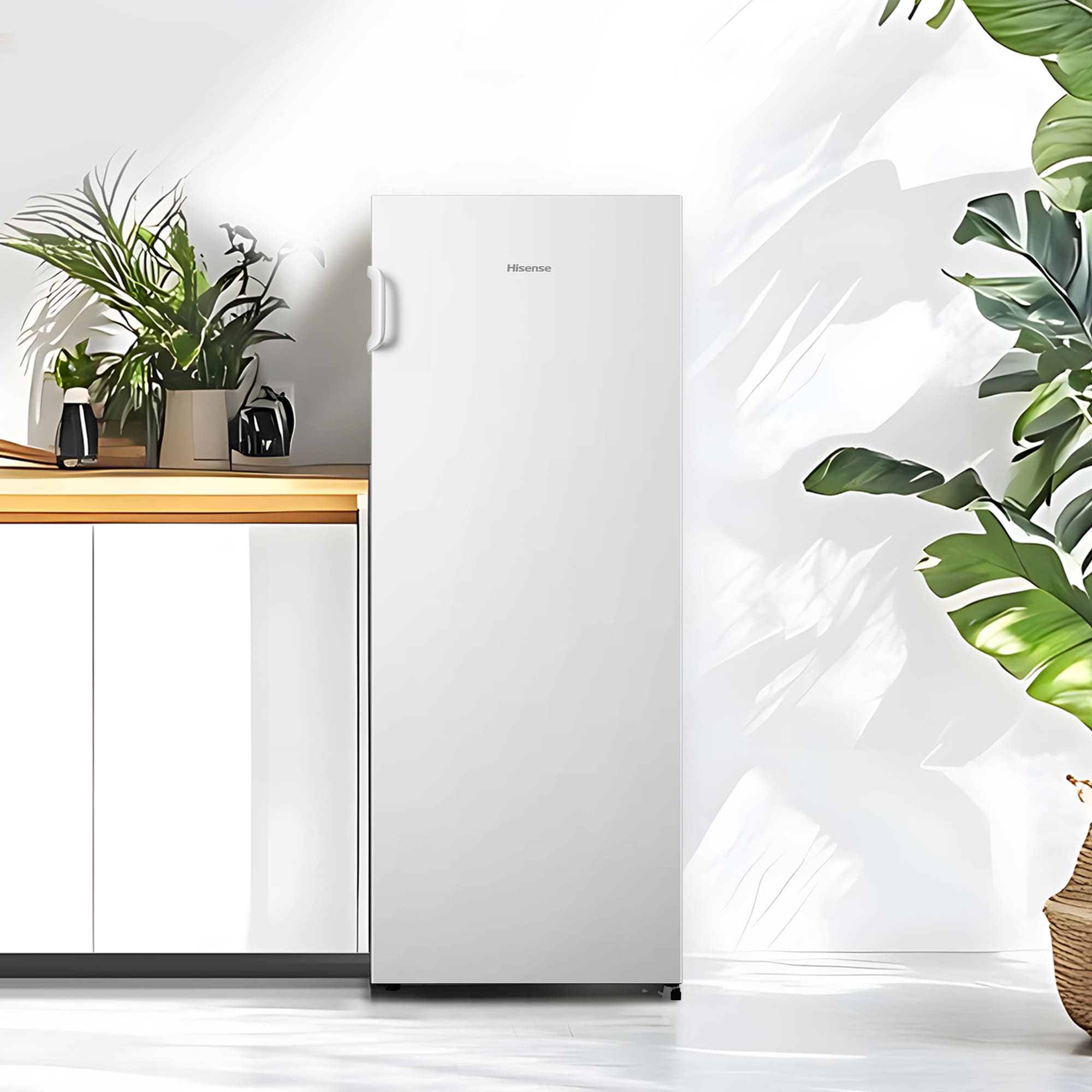 Hisense - FV191N4AW2 – Congelador 1 Puerta, Clase E, 155L, Blanco