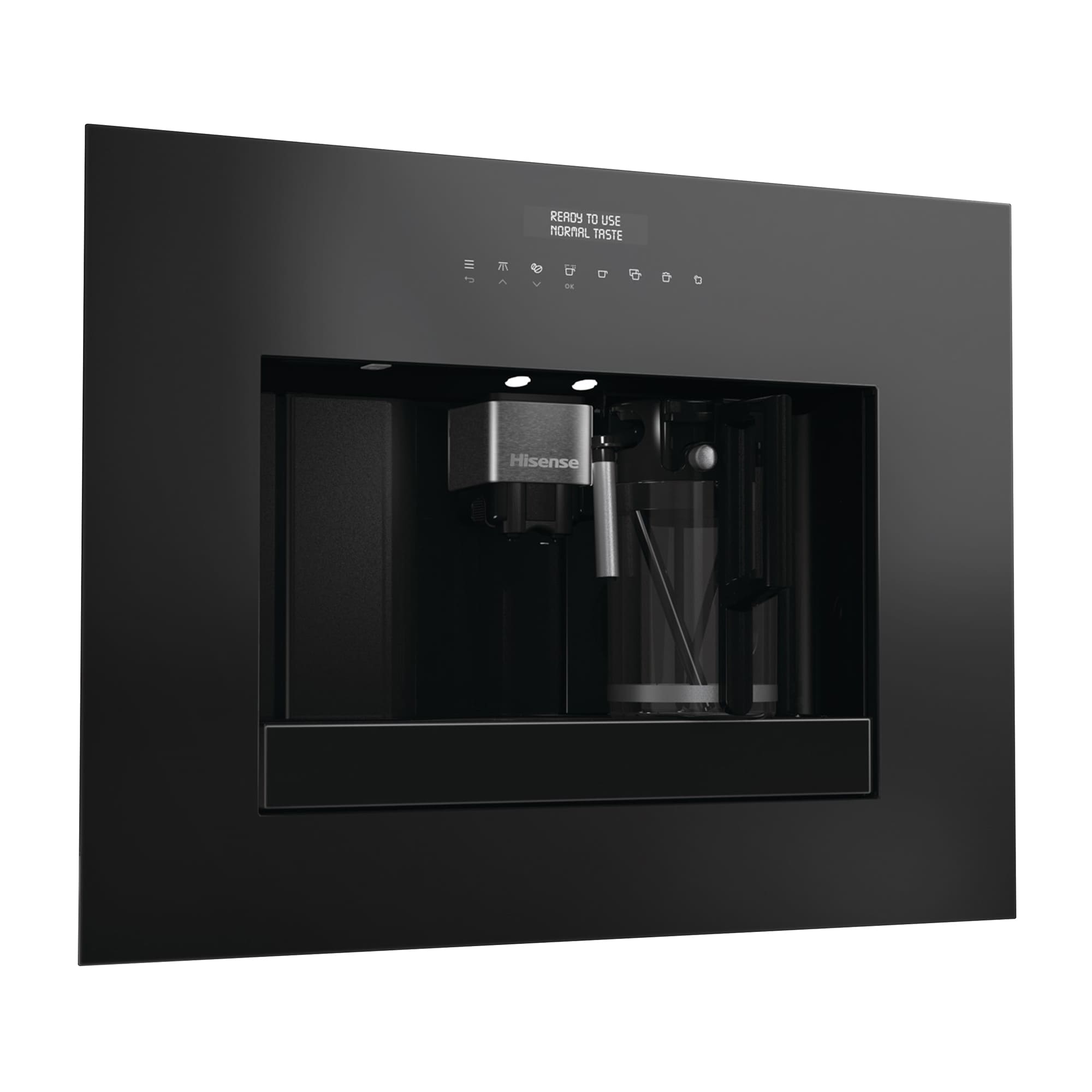 Hisense - CM4H8BG – Cafetera Automática De Integración, Capacidad 1,8 l, Color Negro